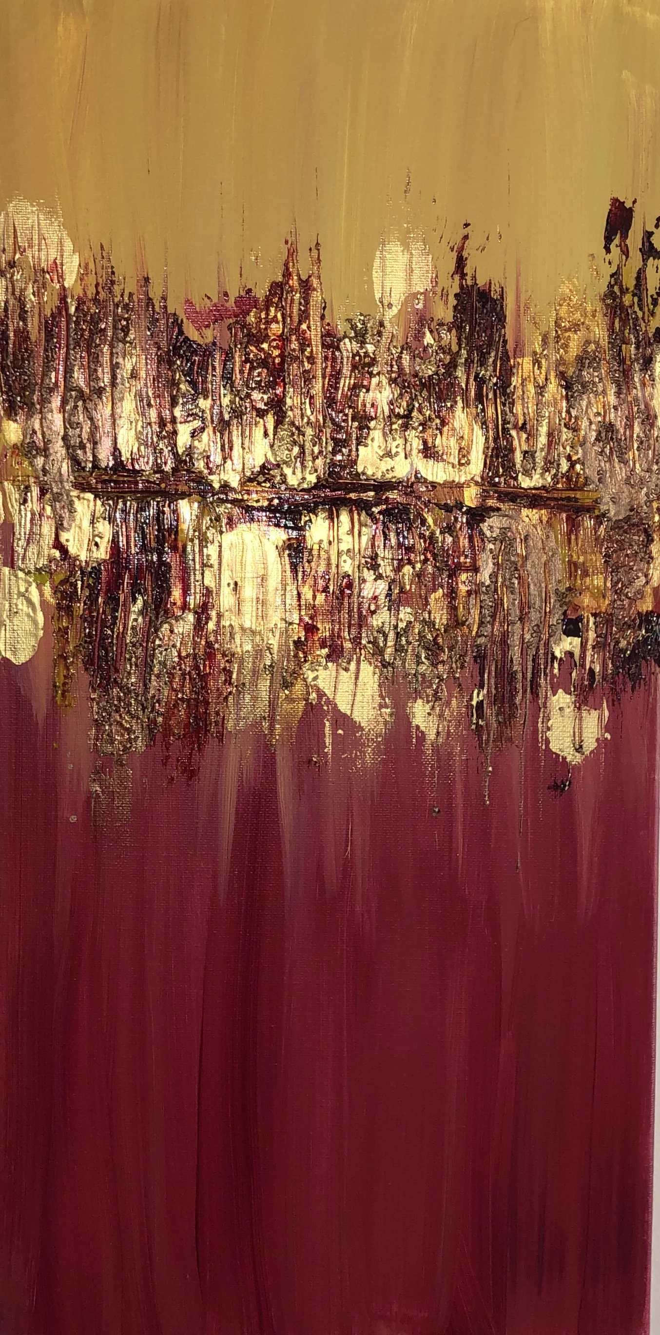 Fiery passion 12" x 24"