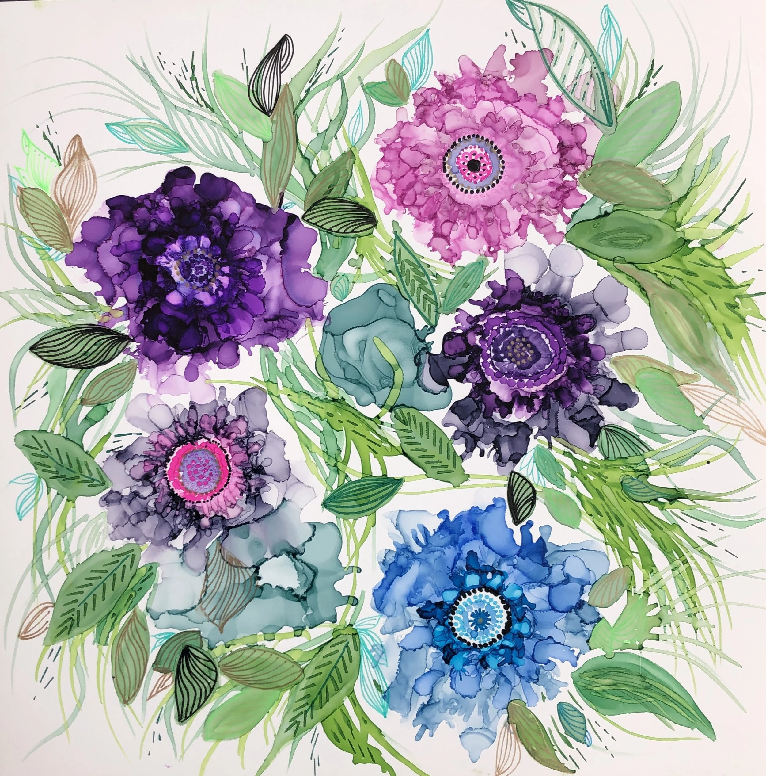 Springtime Peace 12" x 12" Original Art