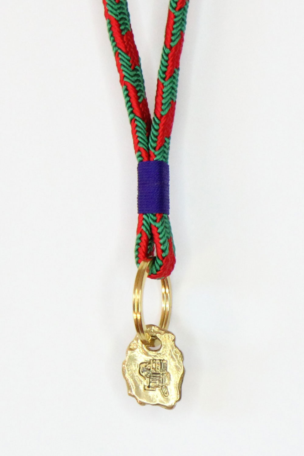KEY STRAP long "ITALIA" purple finish