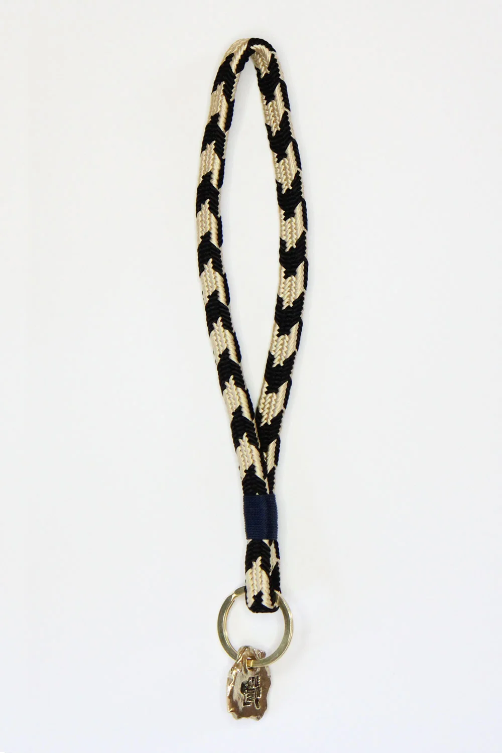 KEY STRAP short "TOI ET MOI" navy finish