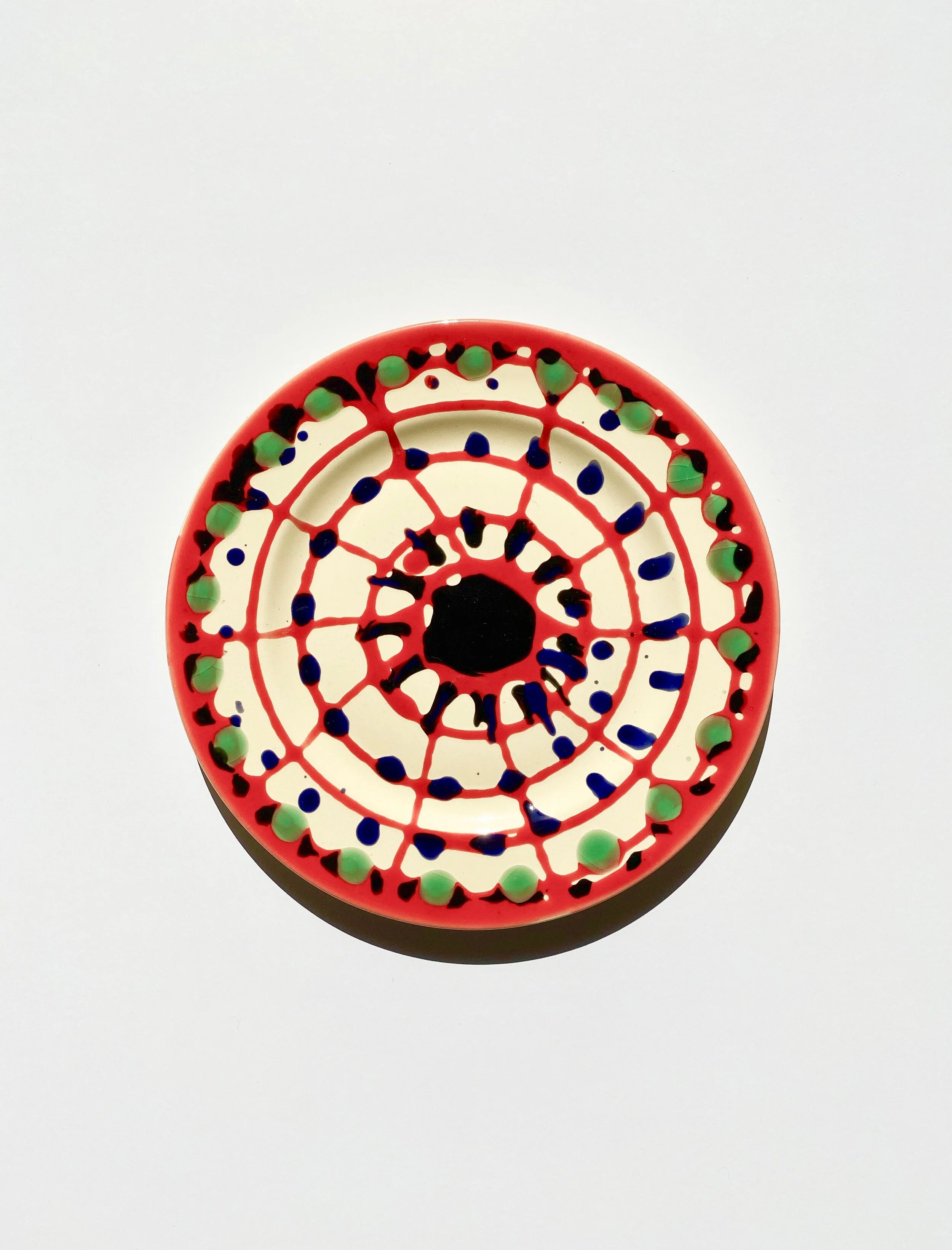 SMALL PLATE "Red Splash"