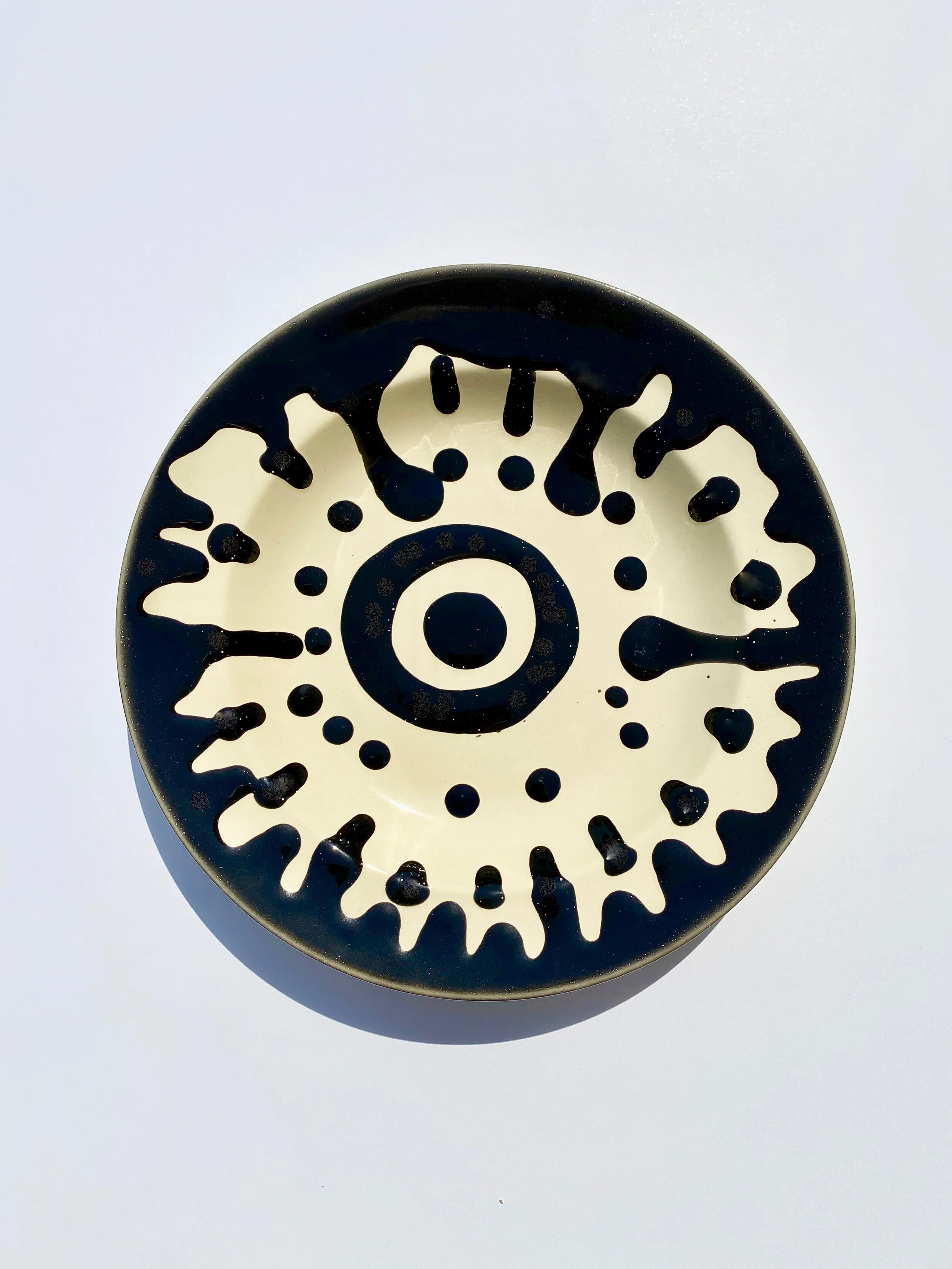 SOUP PLATE "Ultrablack Splash"