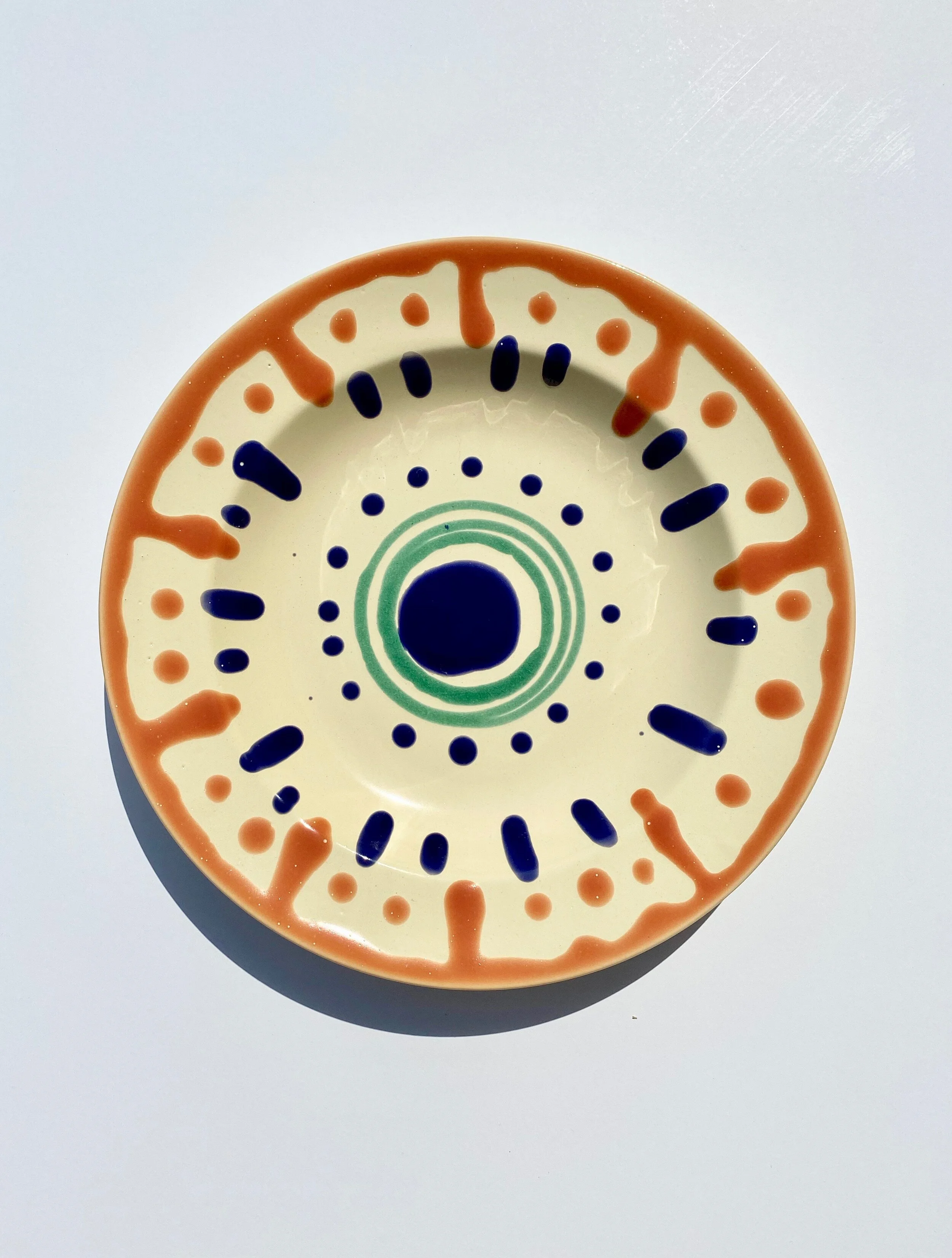 SOUP PLATE "Salmon Splash"