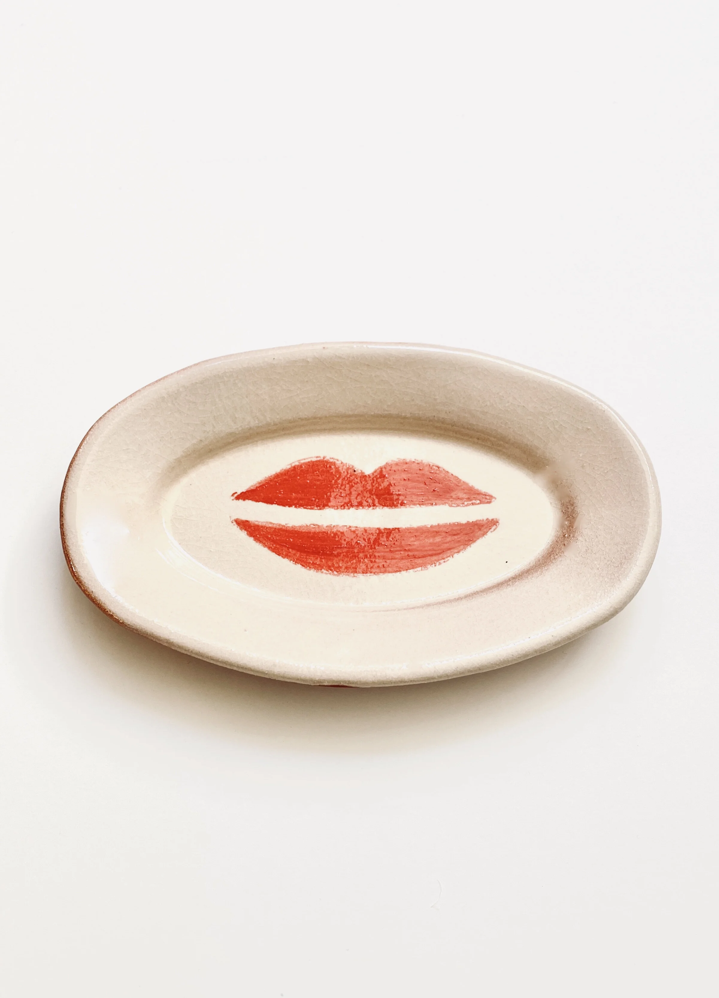 LIPS PLATE "Red"