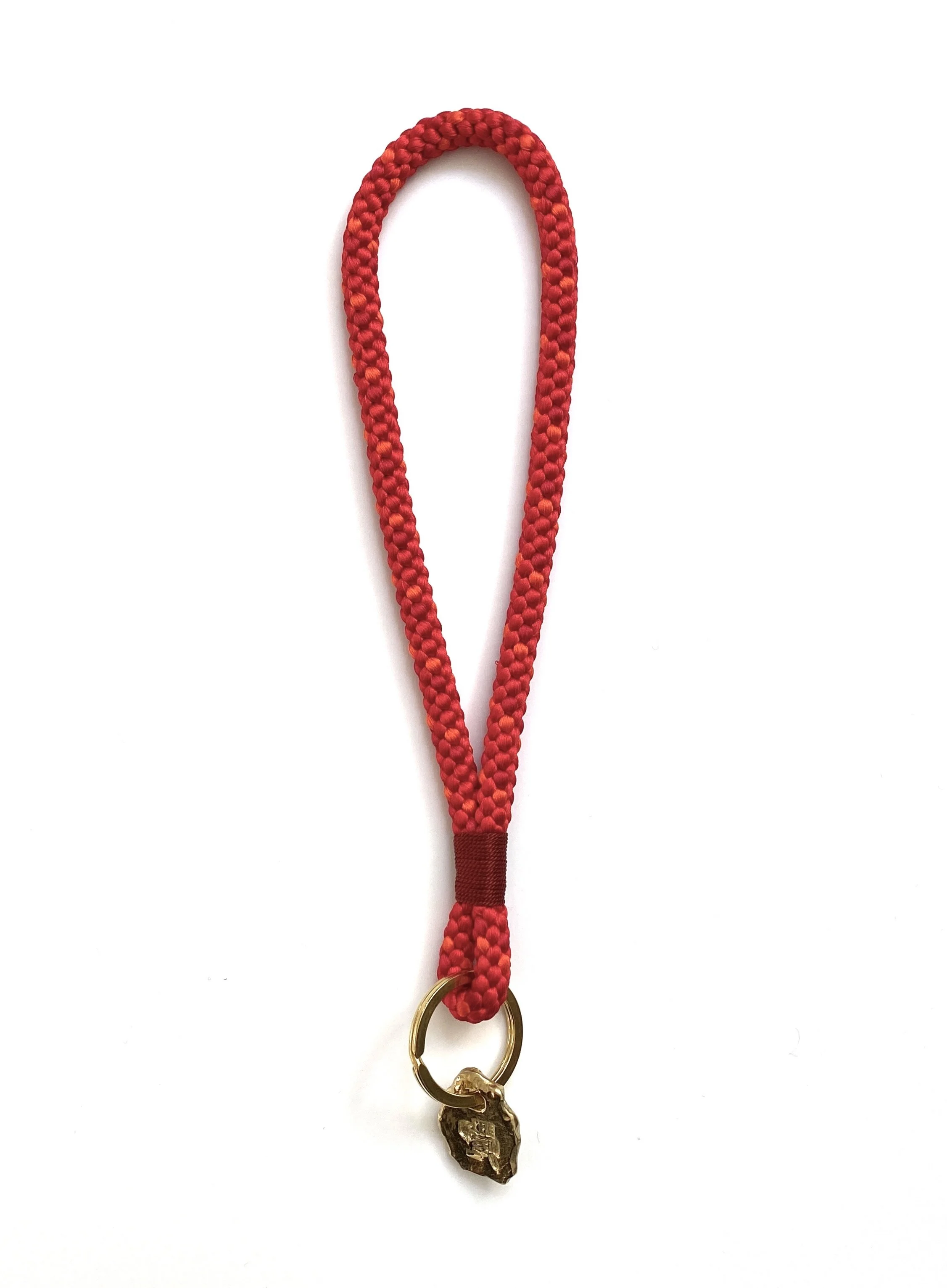 KEY STRAP short "HEARTBEAT" red finish