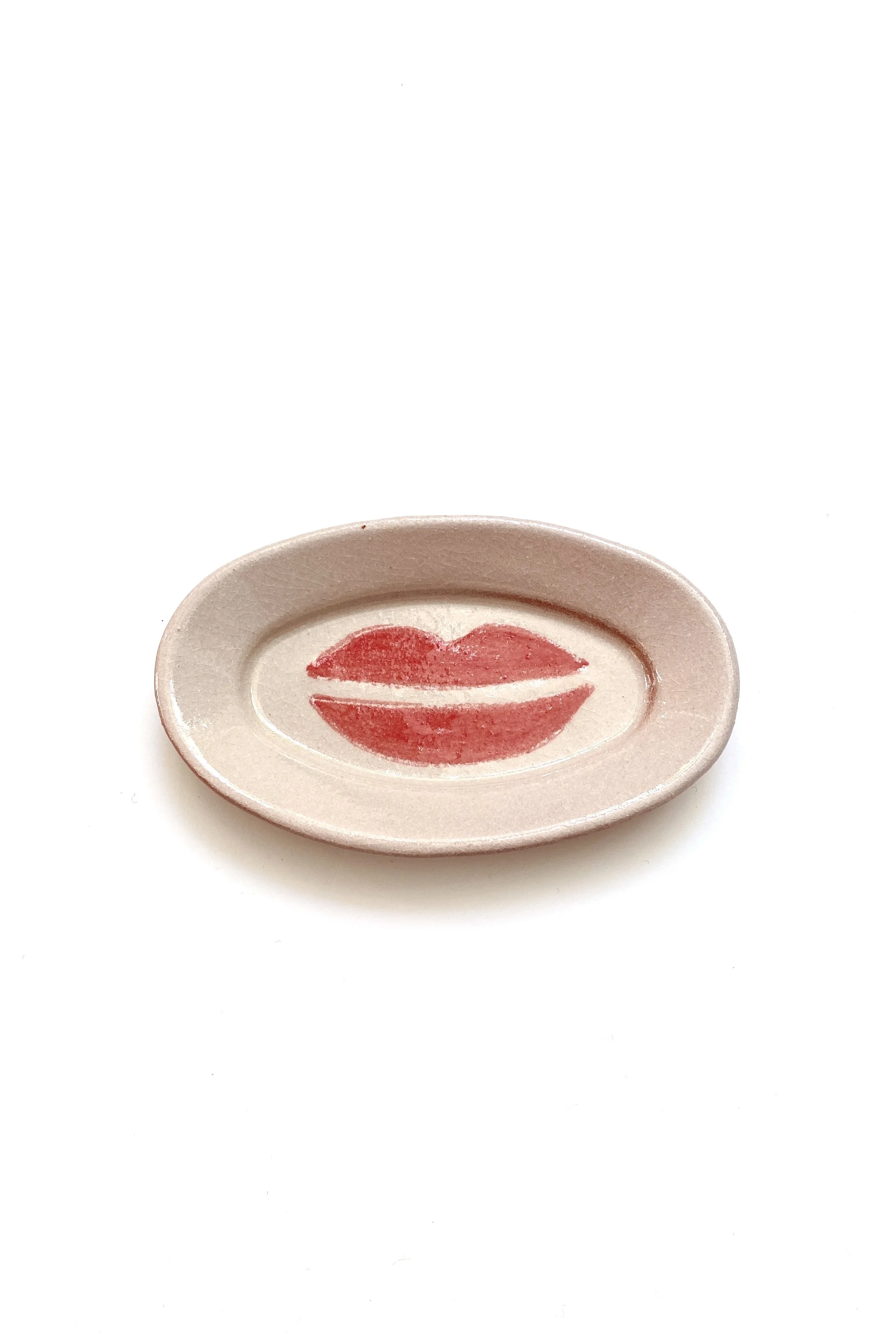 MINI LIPS PLATE "Red"