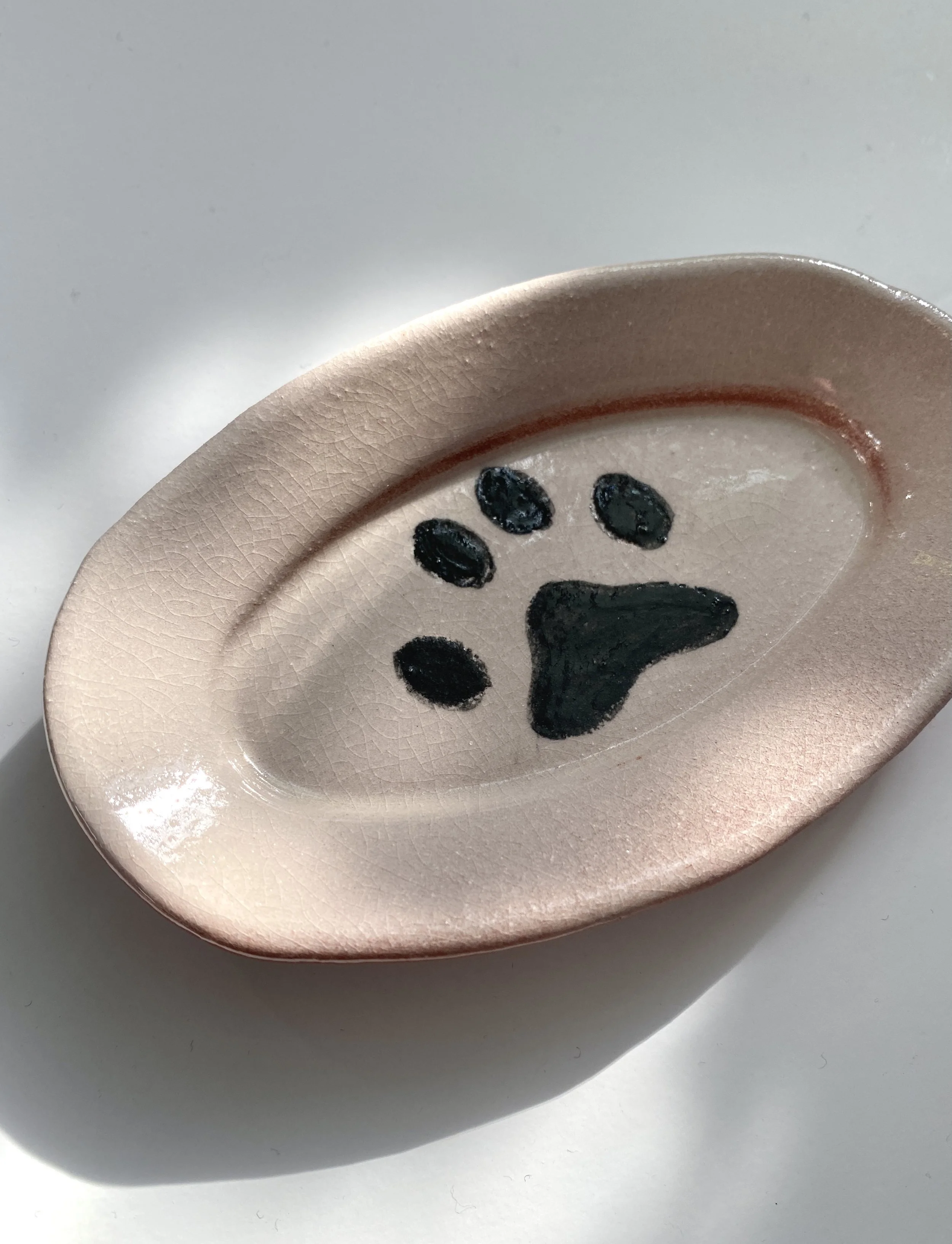MINI PAW PLATE  "Black"