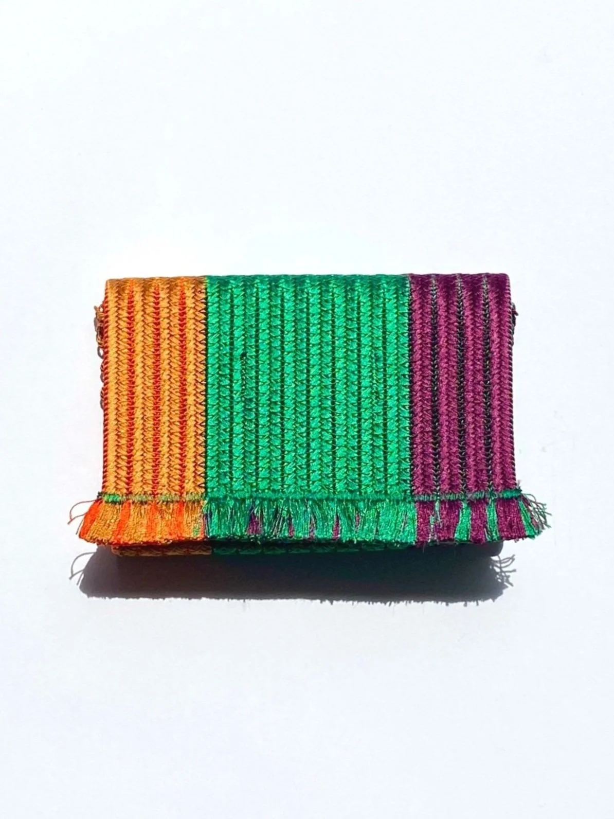 CARDHOLDER mustard - green - violet