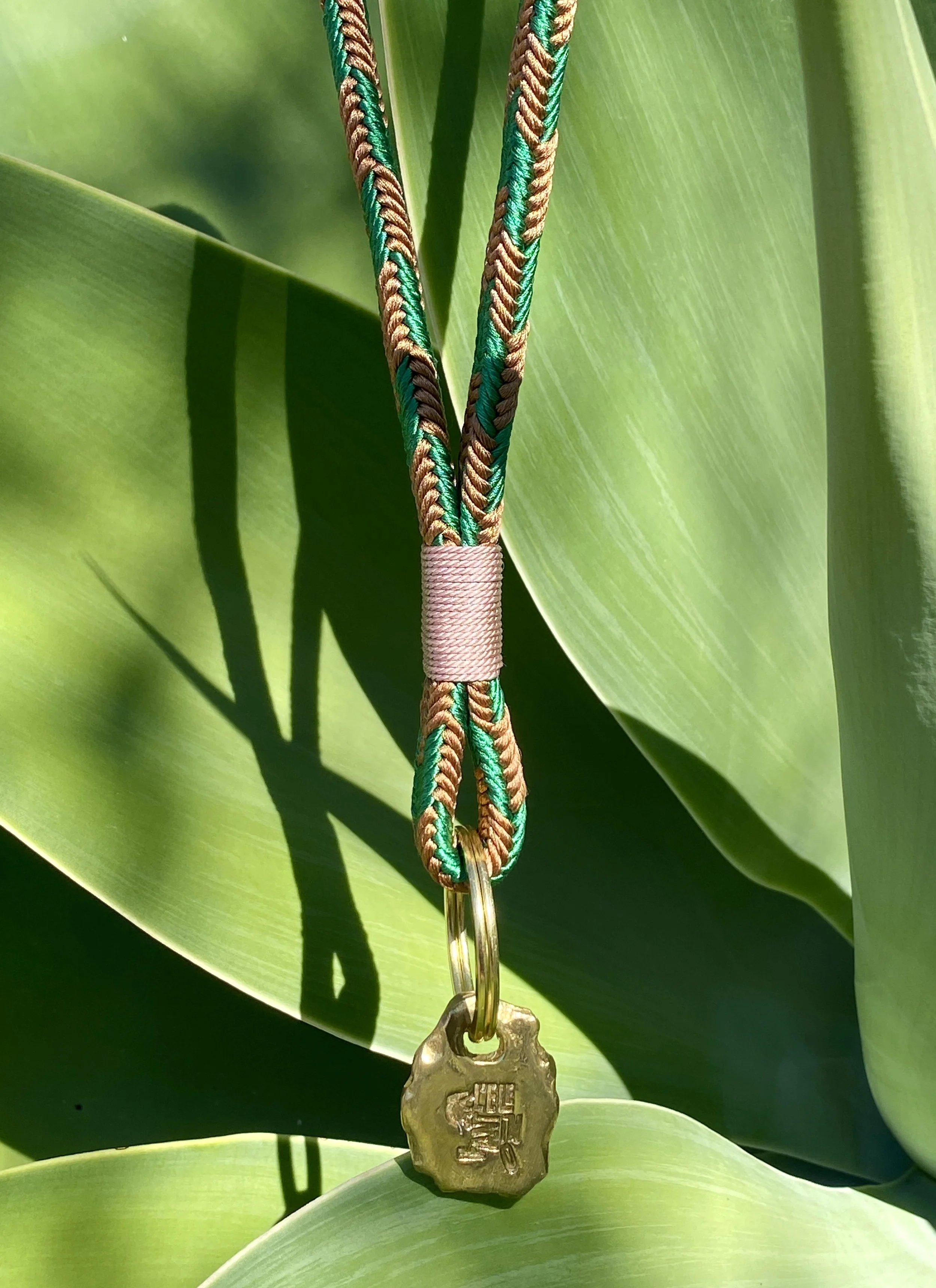 KEY STRAP long "TREE SPIRIT" powder finish