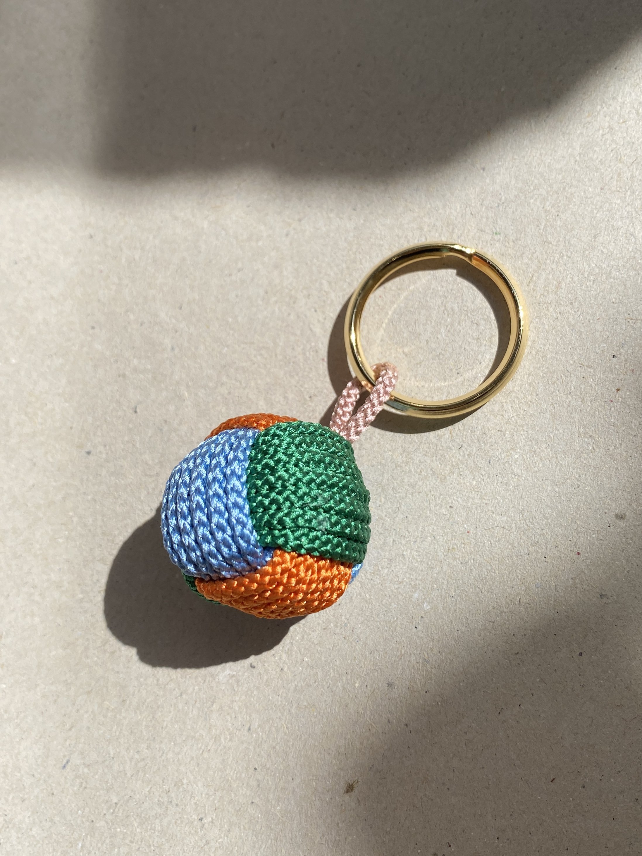KEY RING "SAILOR" green-blue-orange