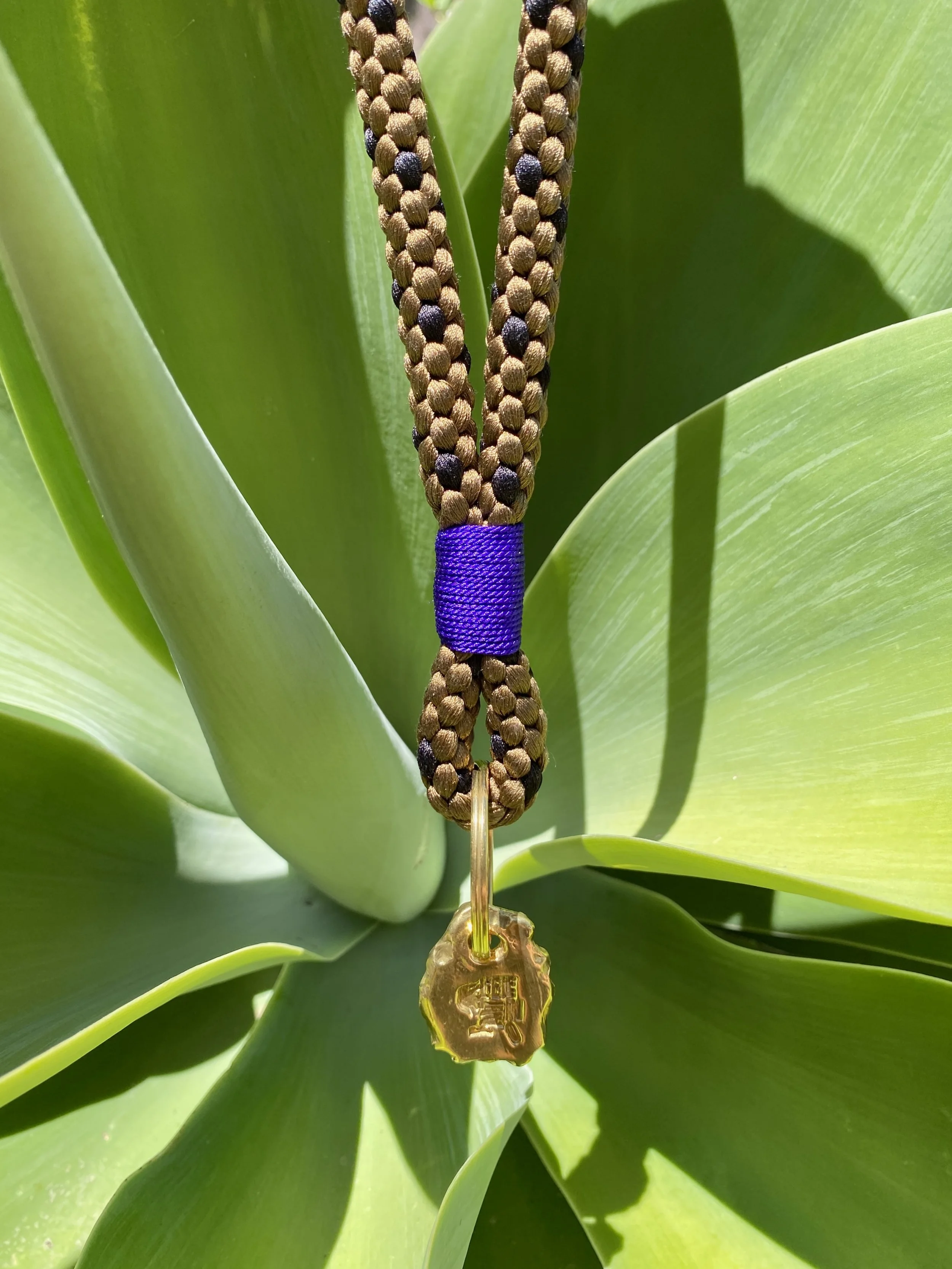 KEY STRAP long "TABACCO"