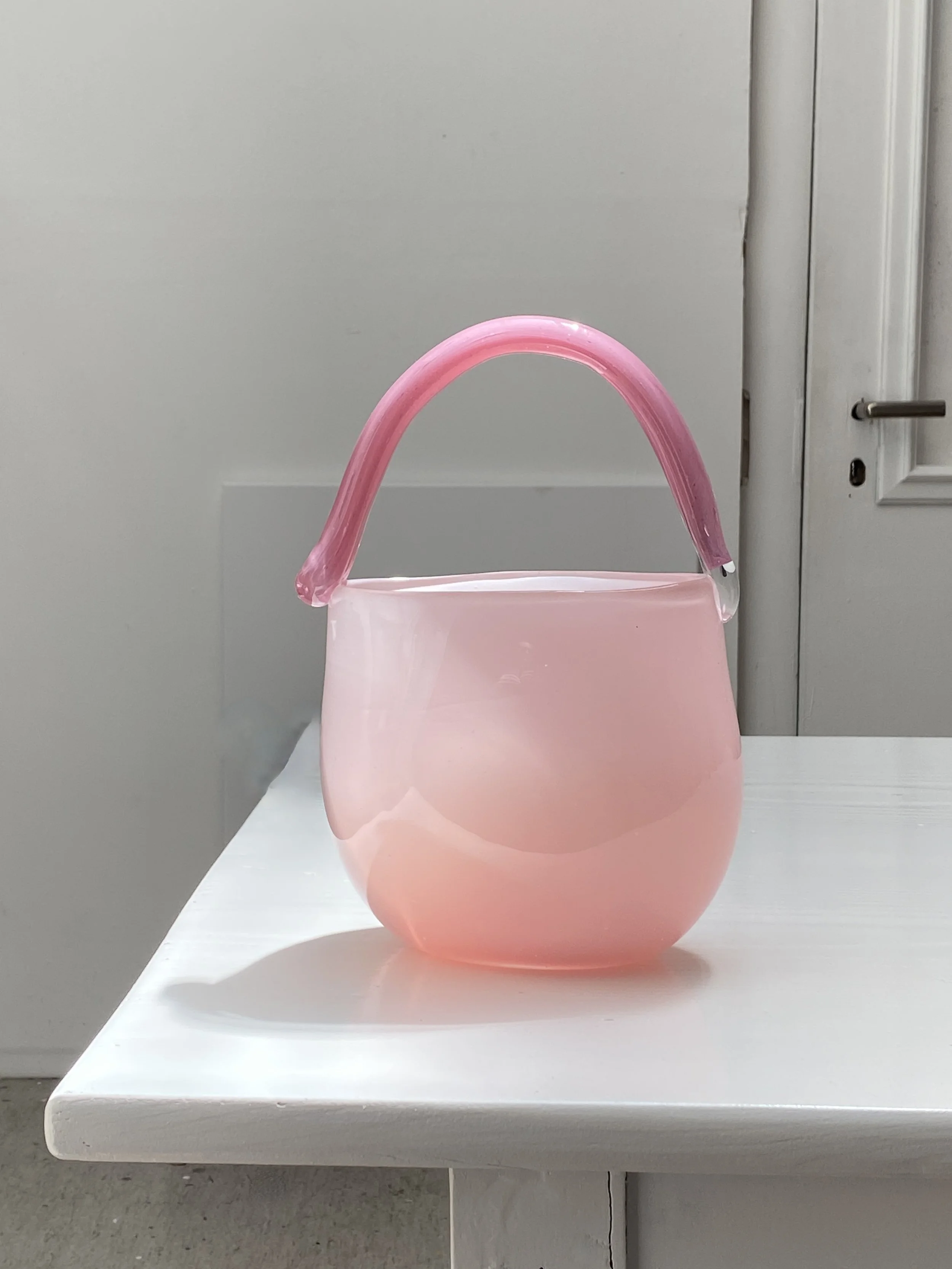 Glass Vase BORSETTA rose