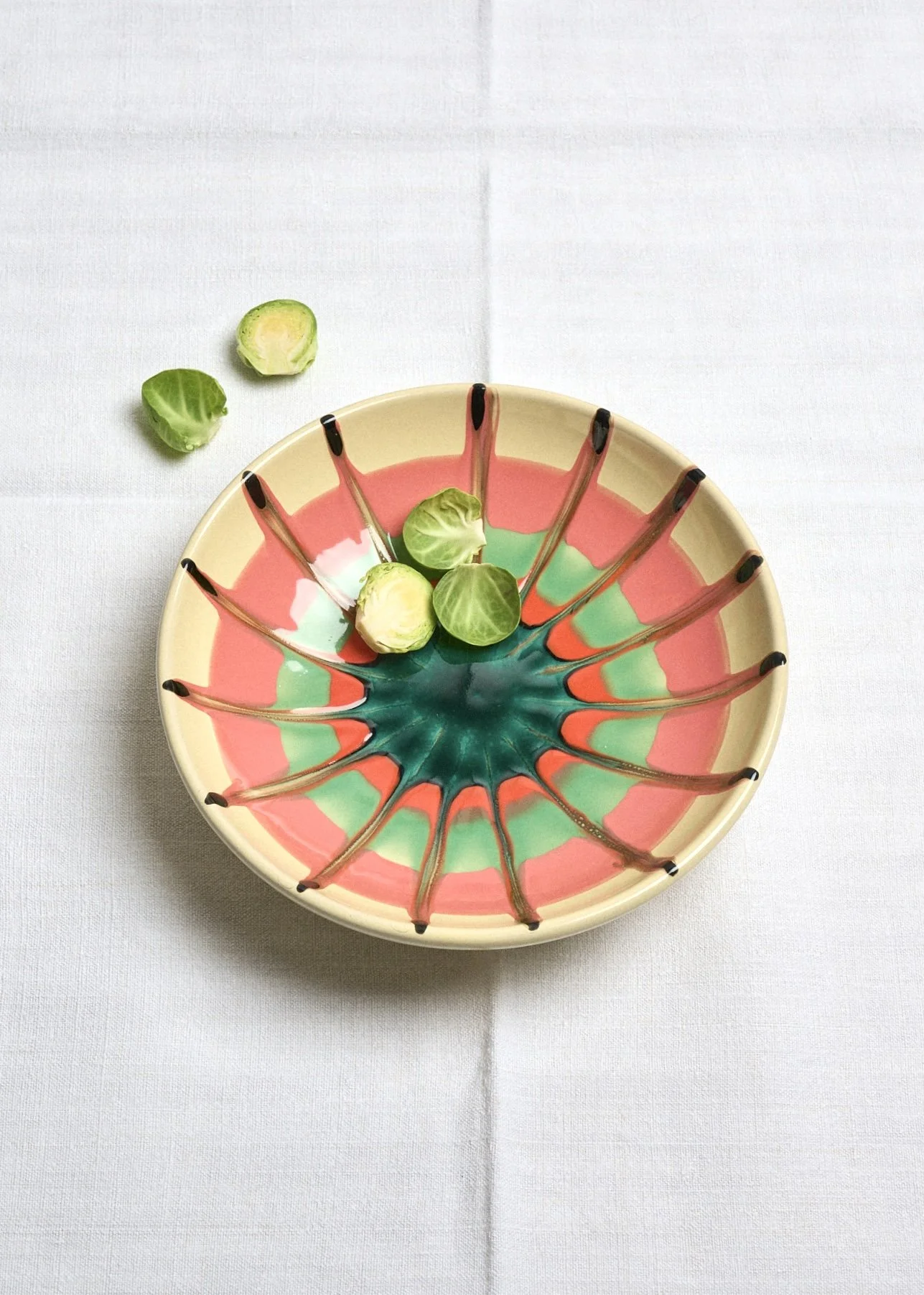Paradise Bowl, handpainted ceramic made in Grottaglie, Puglia, Italy