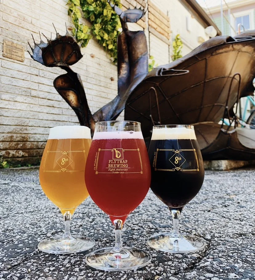 Flytrap 8 year Anniversary Glass (16 oz.)