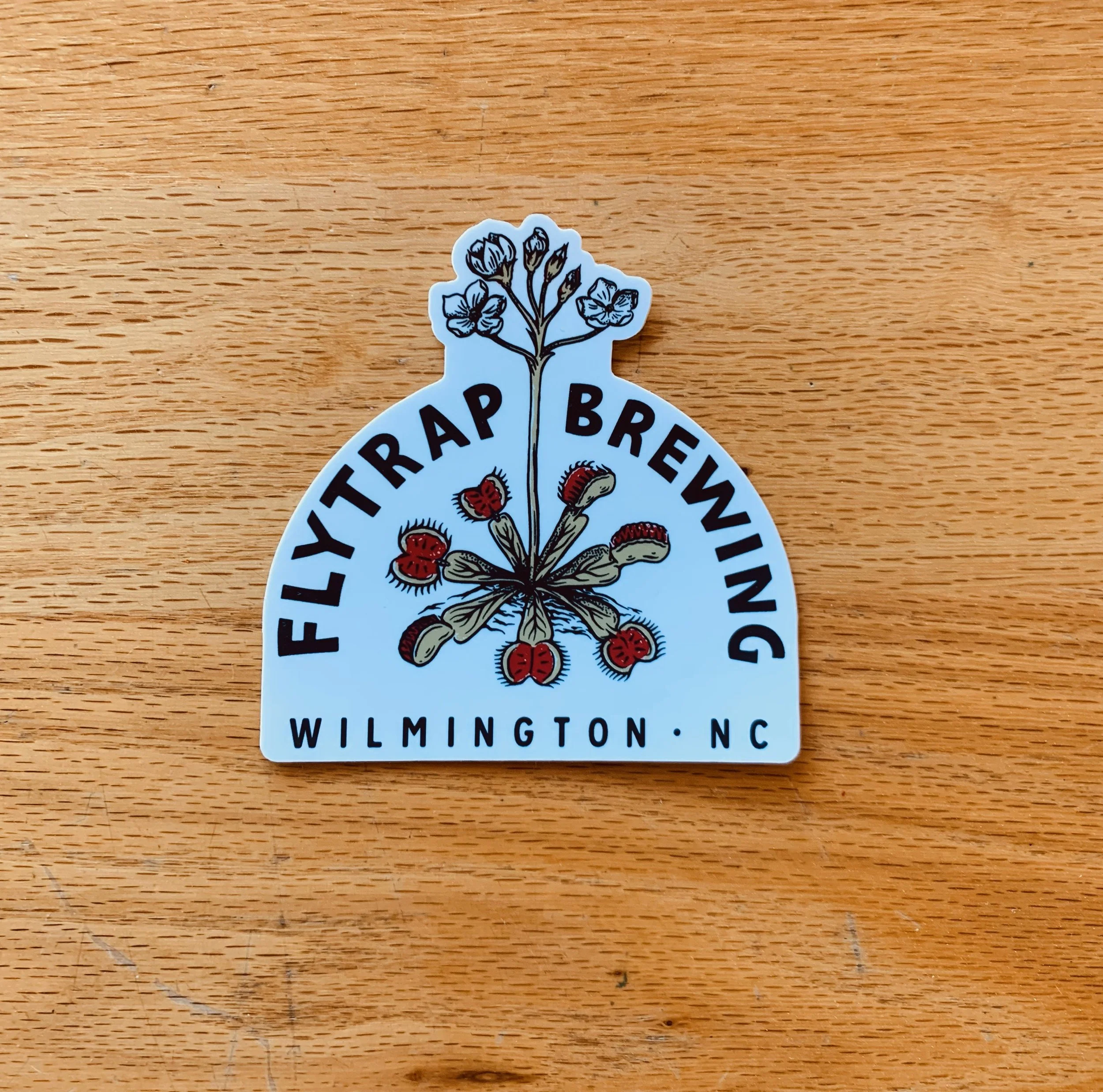 Venus Flytrap in Bloom Sticker