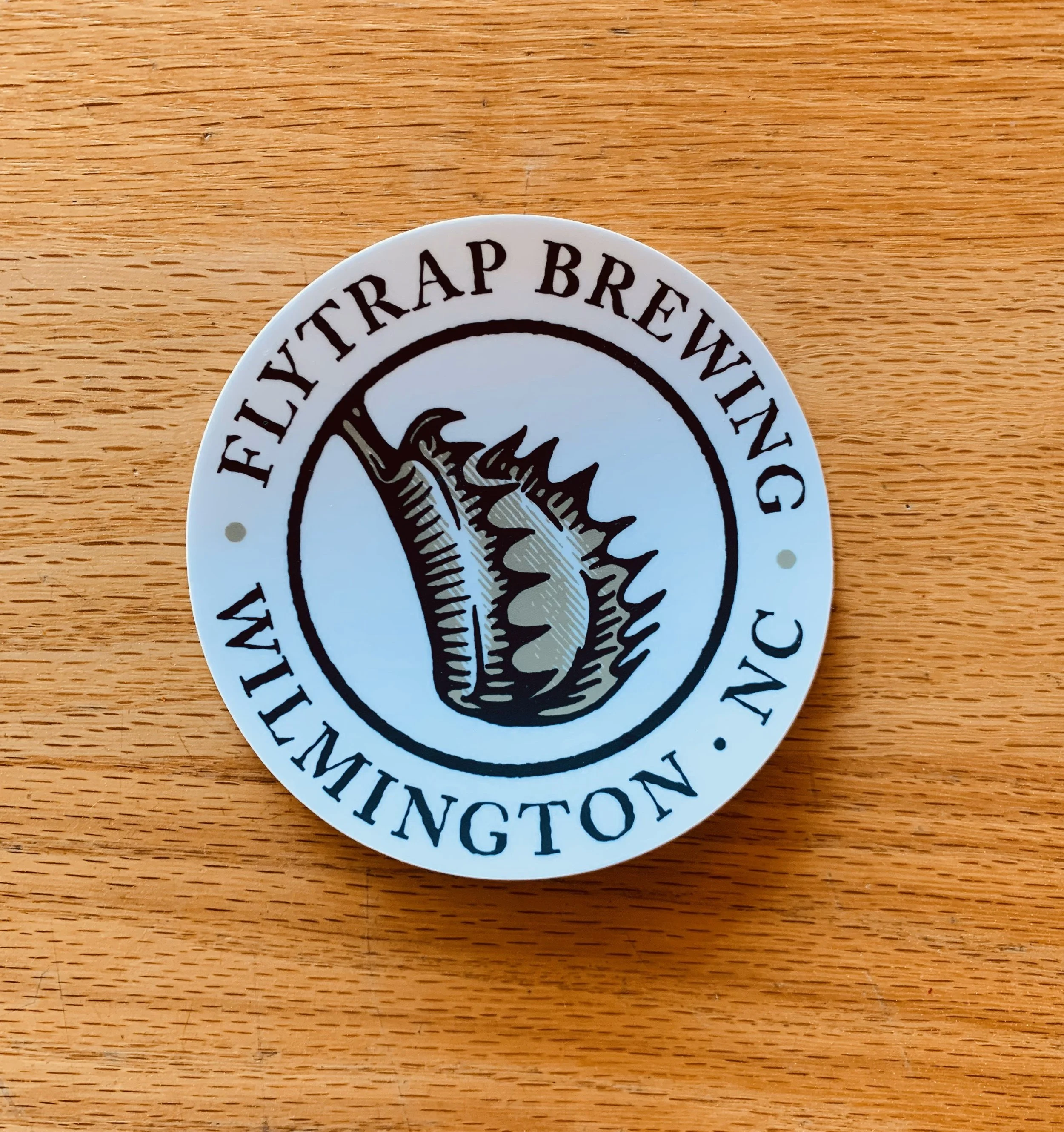 Circular Flytrap Brewing Sticker
