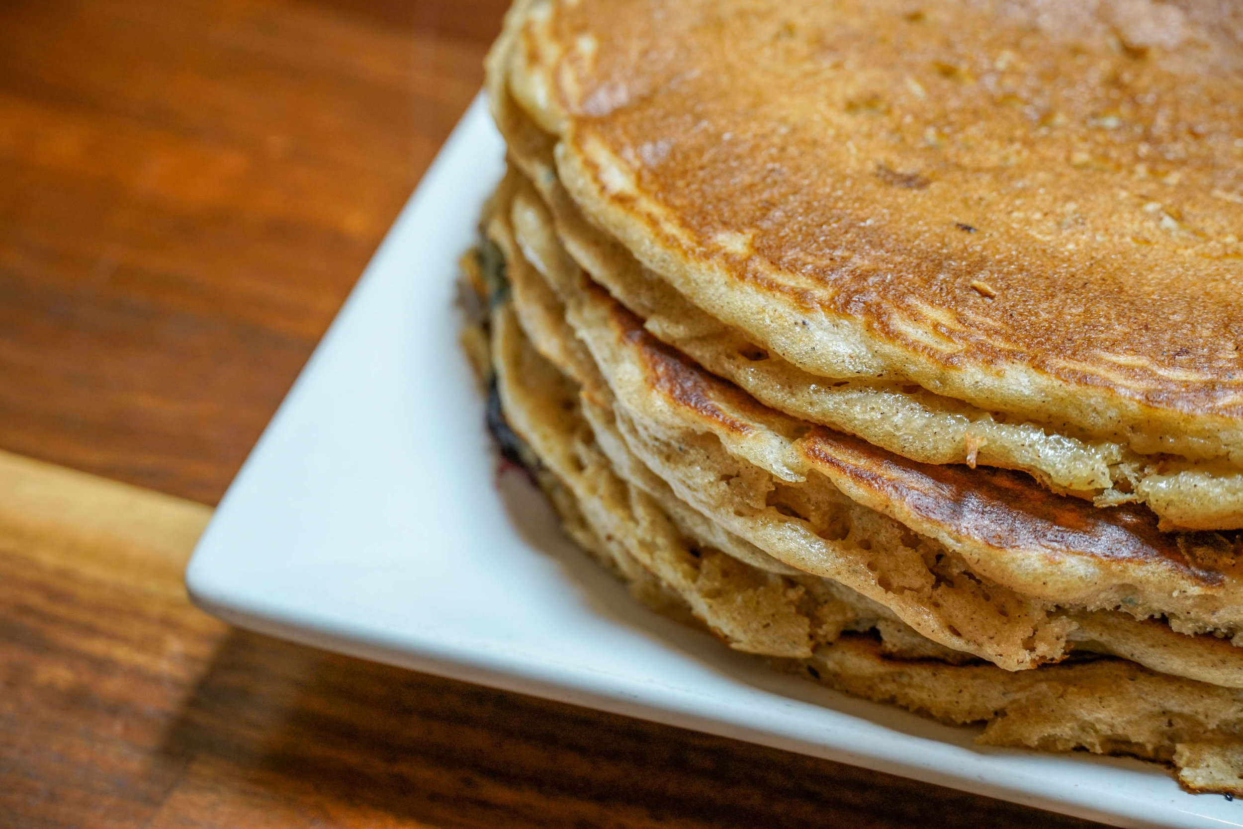  homemade pancake stack 
