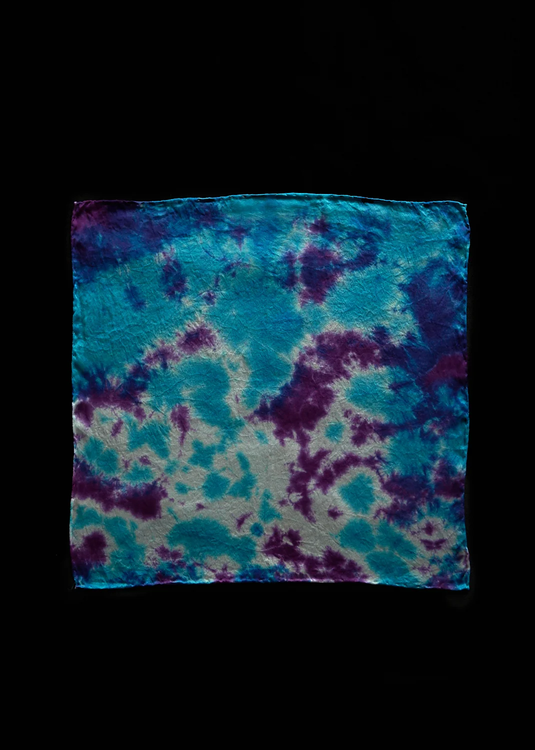 Tie Dye Silk Handkerchief 
