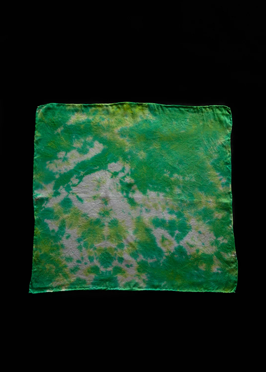 Tie Dye Silk Handkerchief 