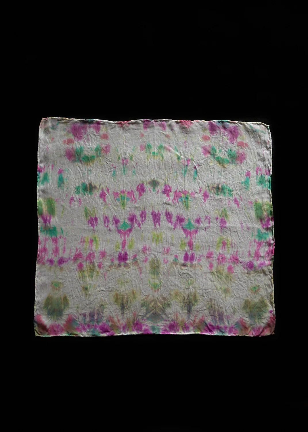 Tie Dye Silk Handkerchief 