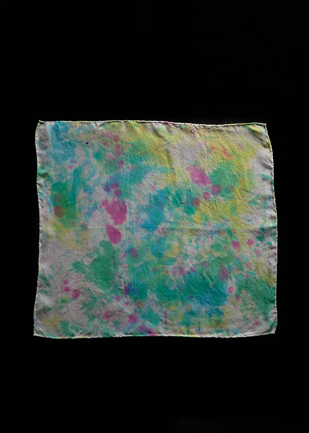 Tie Dye Silk Handkerchief 