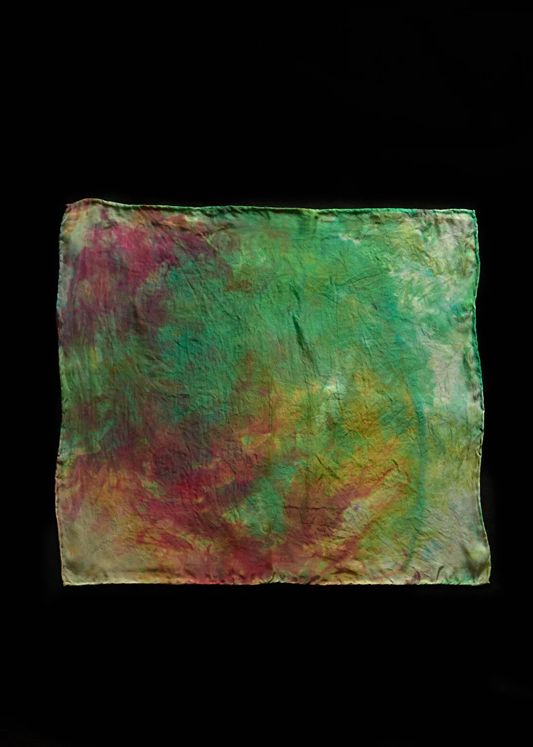 Tie Dye Silk Handkerchief 