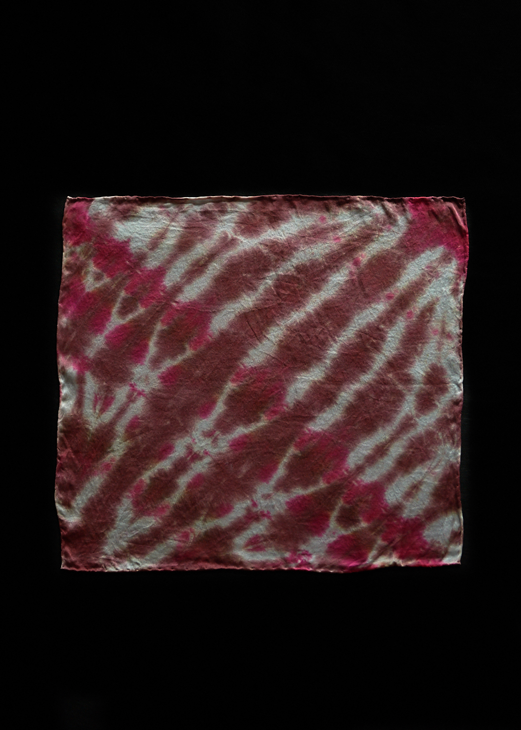 Tie Dye Silk Handkerchief 