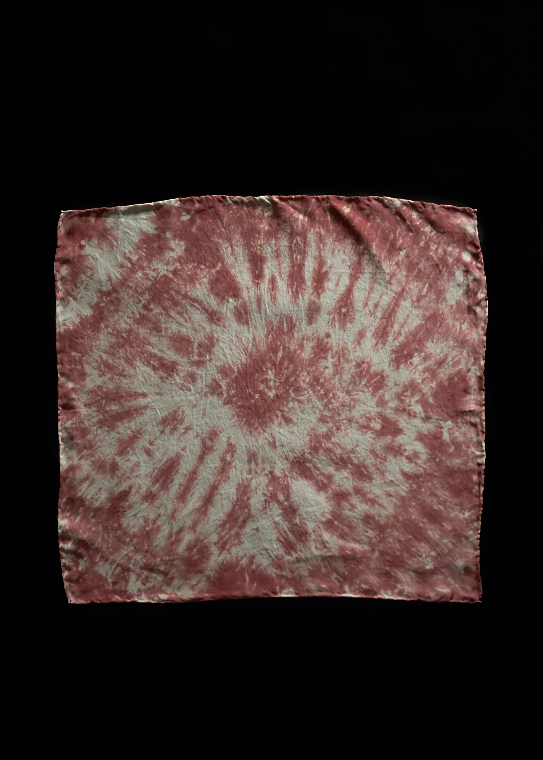 Tie Dye Silk Handkerchief 