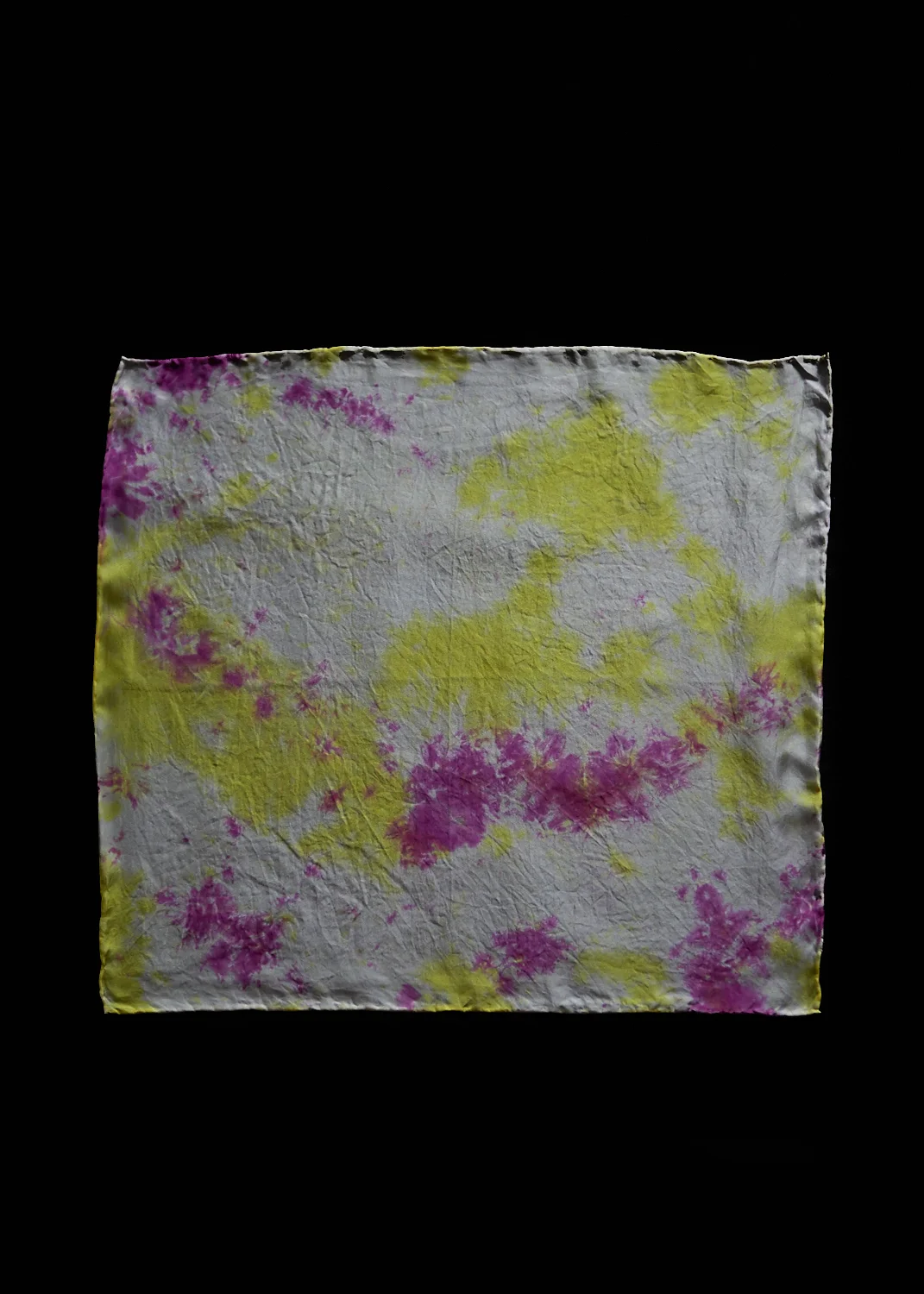 Tie Dye Silk Handkerchief 