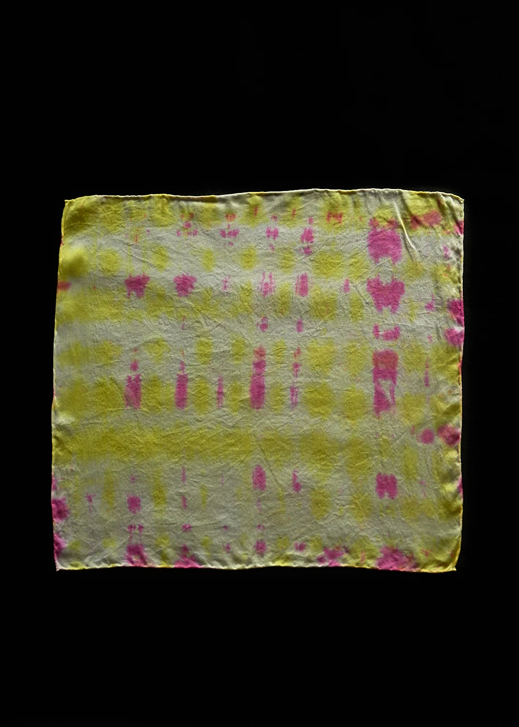 Tie Dye Silk Handkerchief 