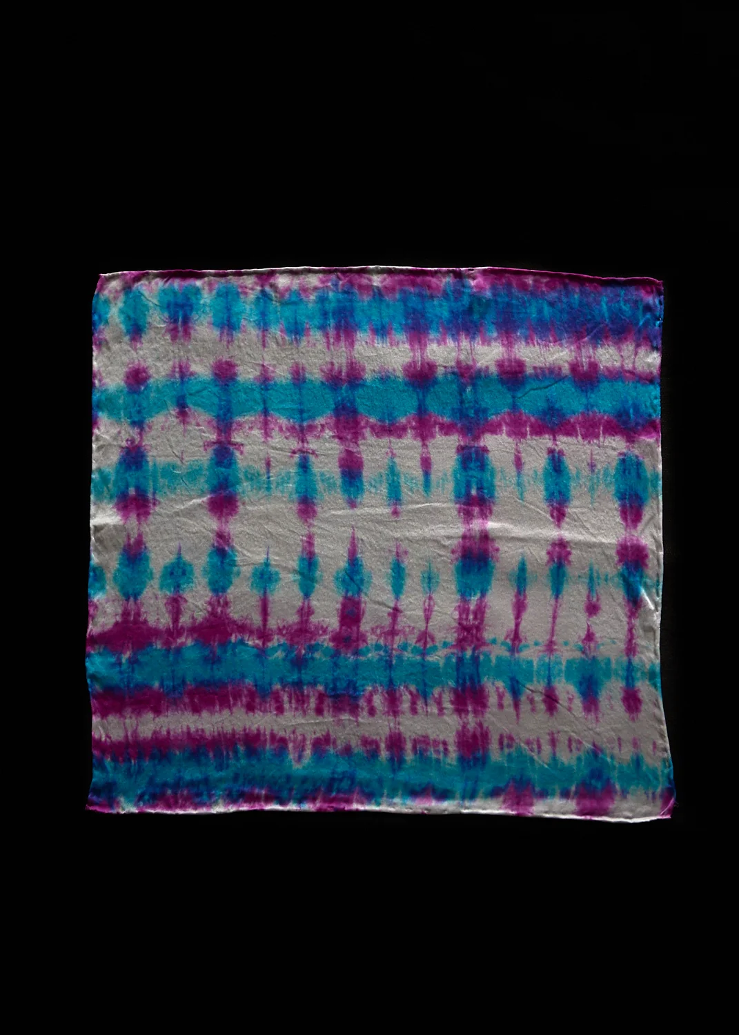 Tie Dye Silk Handkerchief 