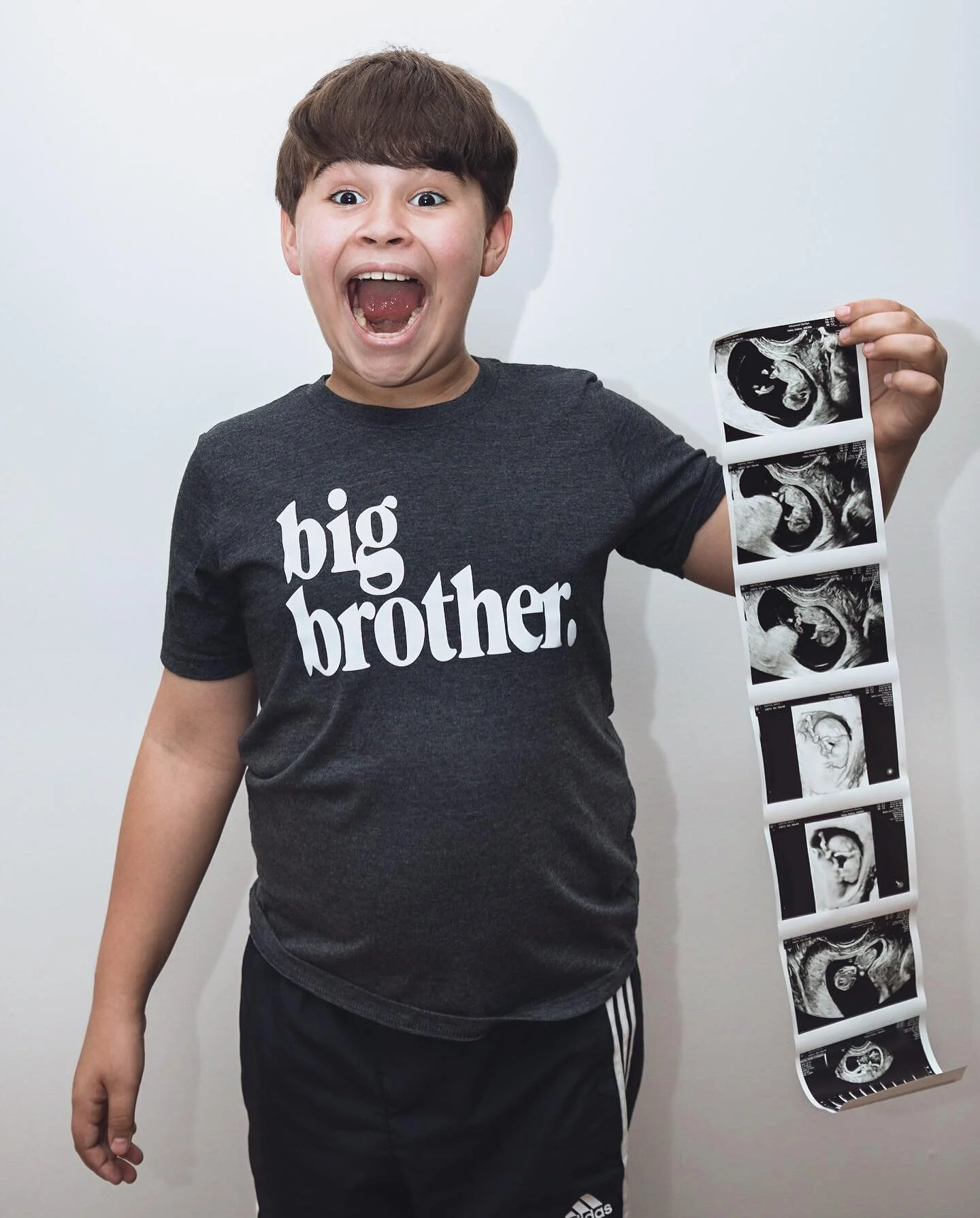 Well, it&rsquo;s official. Another G to be. 12 weeks today, heading for October 1. 

#bigbrother #newmember #soontobe #excited #baby