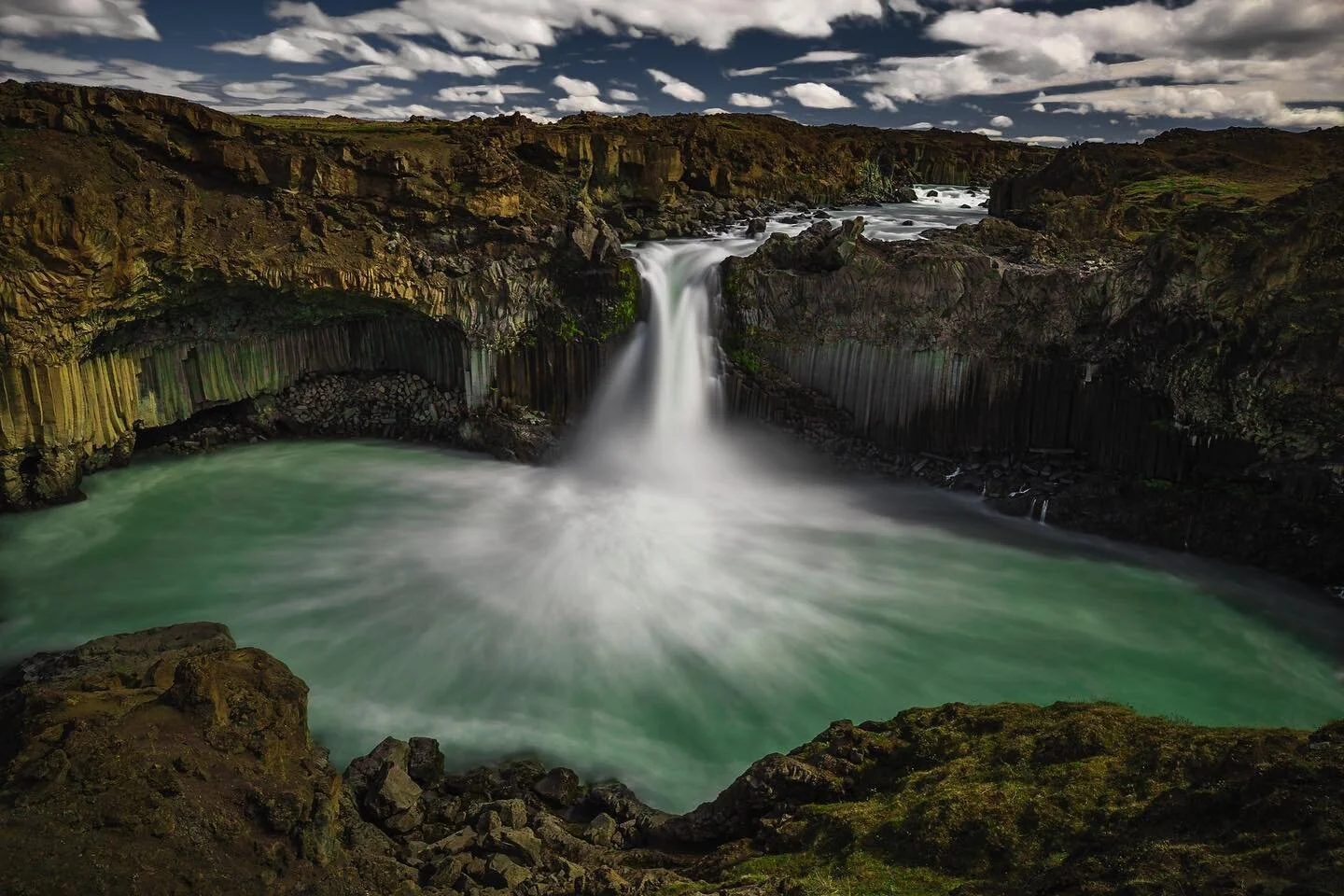 Go&eth;afoss was a little underwhelming for us, but the less popular (Literally saw 3 people) Aldeyjarfoss was well worth the drive.