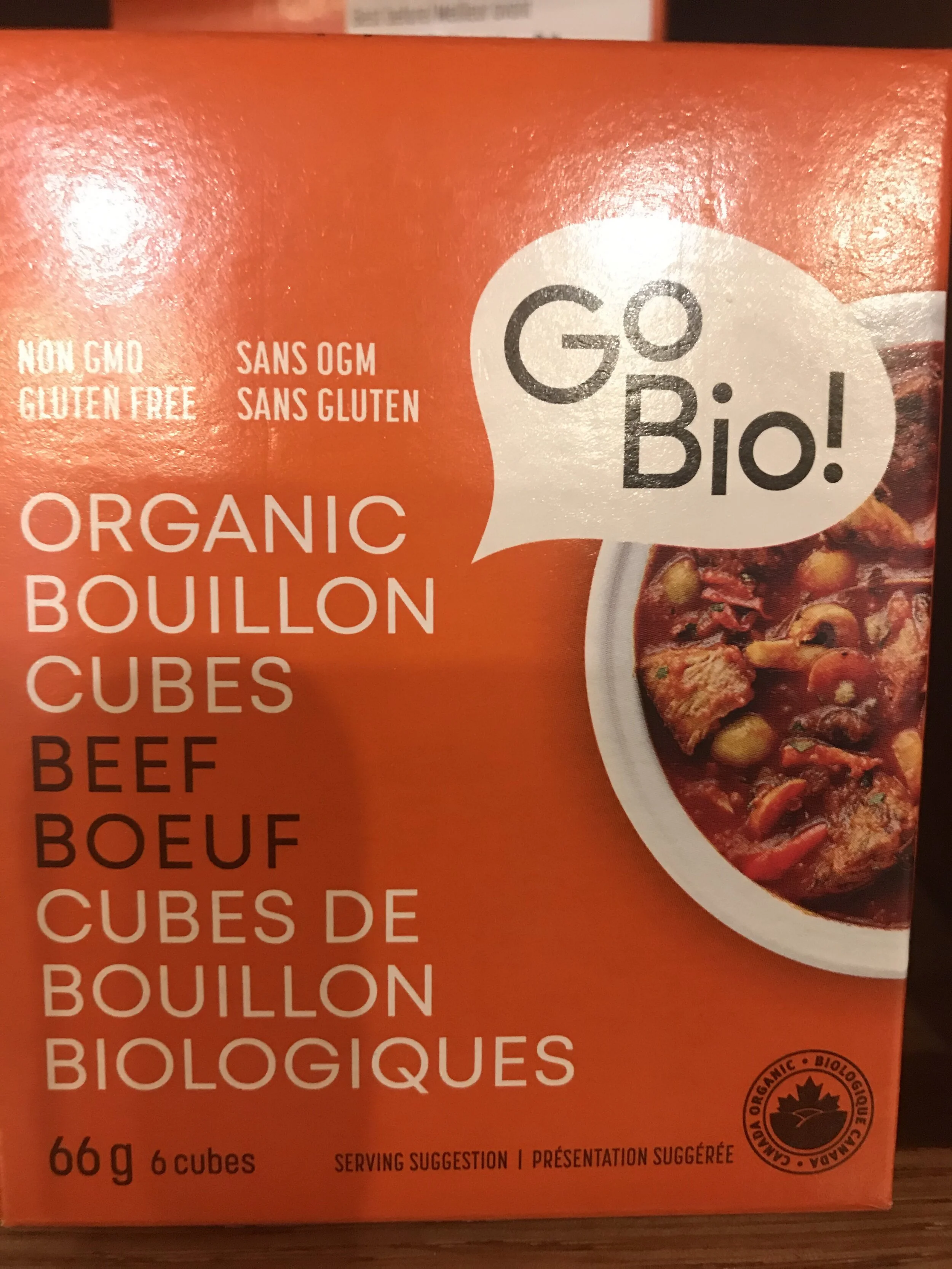 Go Bio Organic Beef Bouillon Cubes — Kredl’s