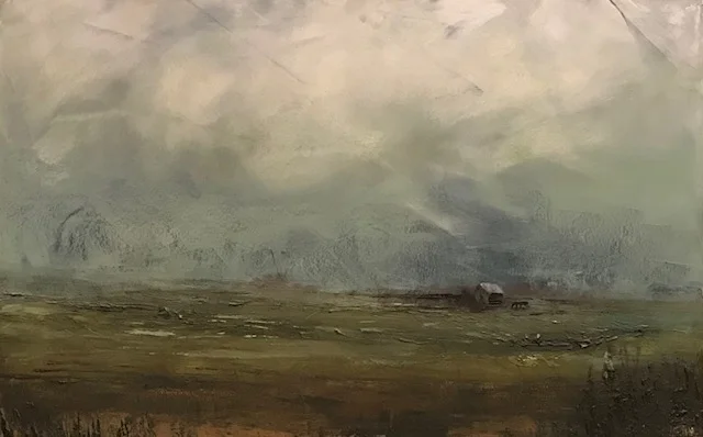 Farm Landscape #18 framed 25x32.25 $1,145 SOLD