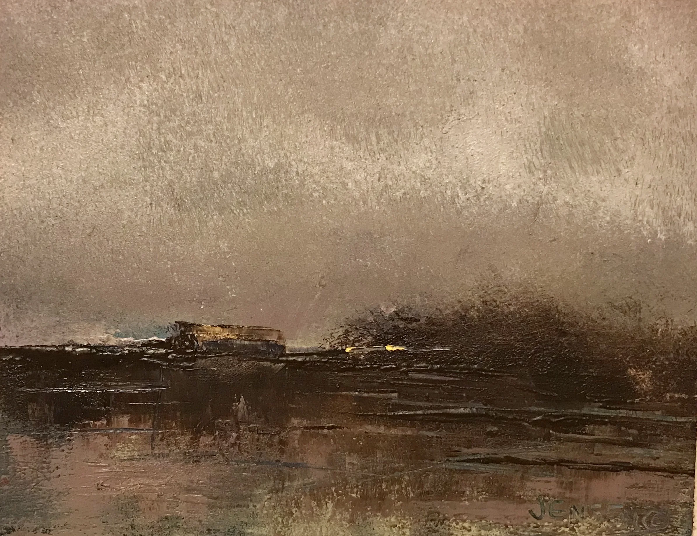Landscape #31 framed 12.25x13 $500