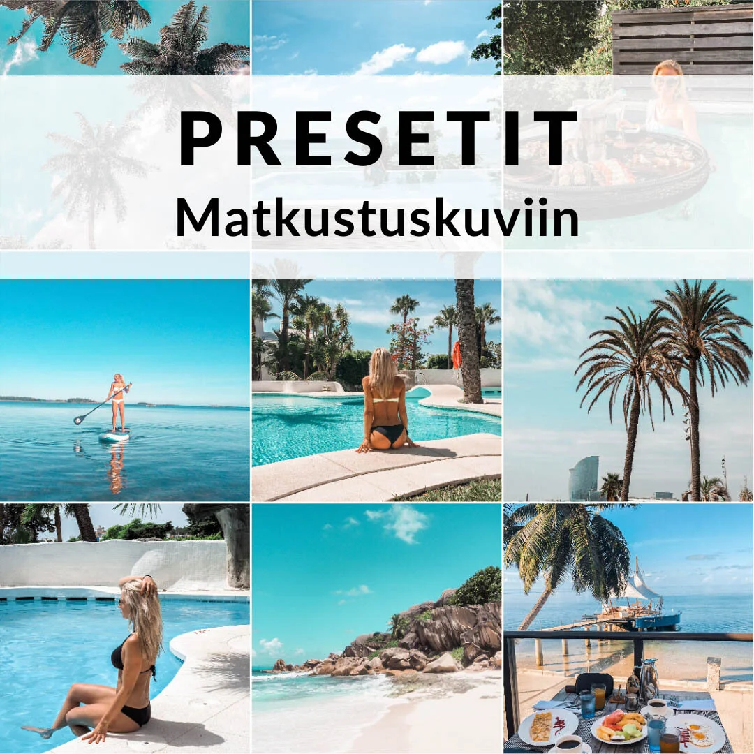 Parhaat Lightroom Presetit matkustuskuviin