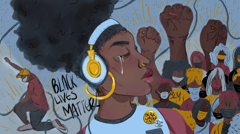 Music speaks truth to anger and frustration, but also provides a sense of hope and beauty, Rashida Chavis for NPR