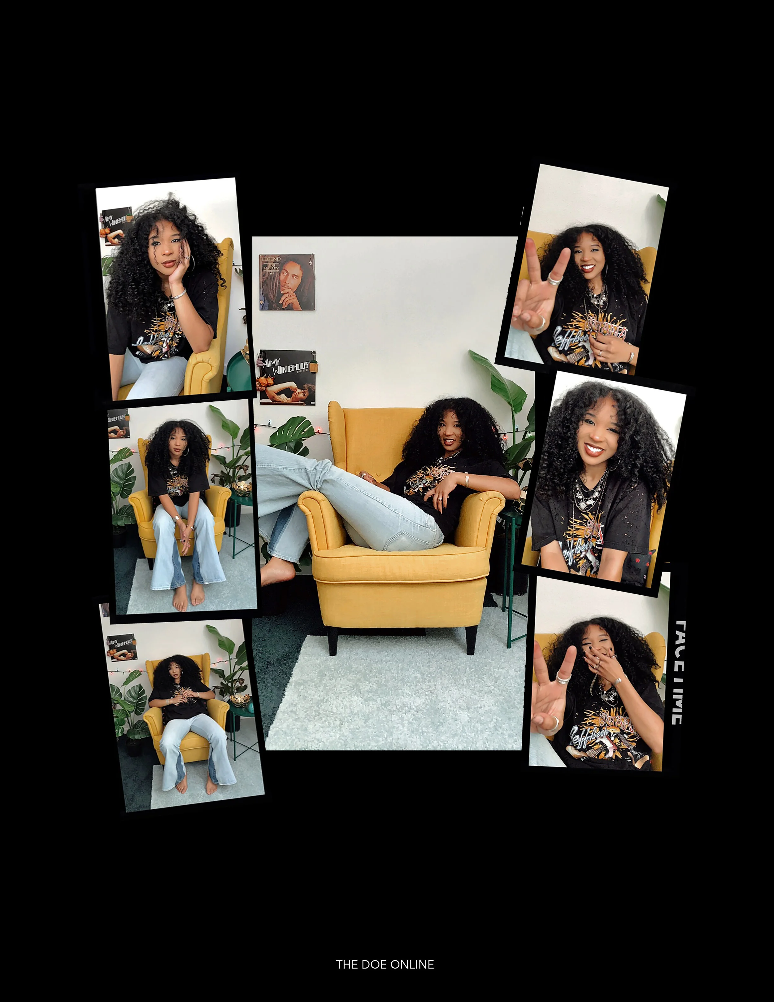 Ai Bendr Photographed on FaceTime by Kreshonna Keane