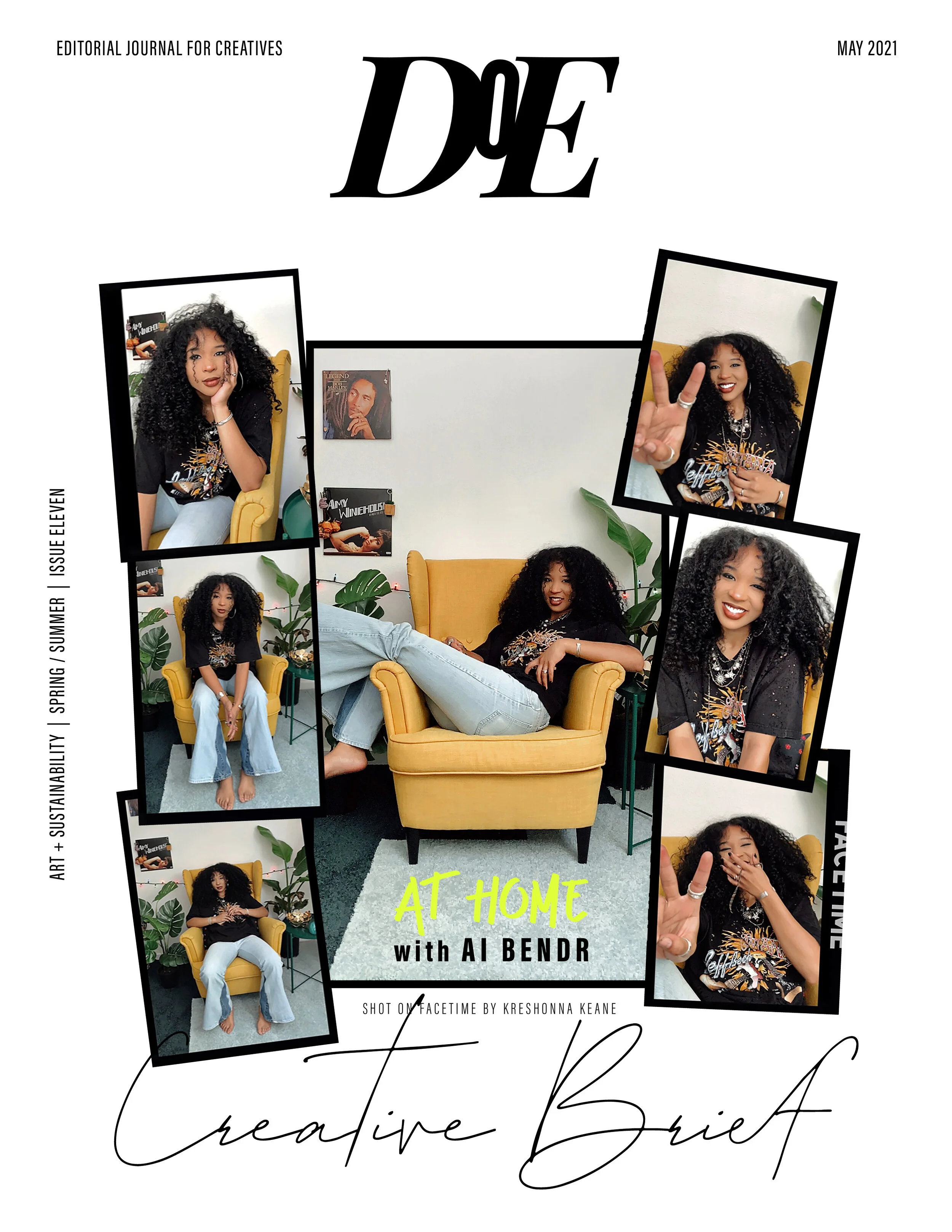 Doe Creative Brief No˚11 | Art + Sustainability | Spring Summer (Ai Bendr Cover) | May 2021: Digital