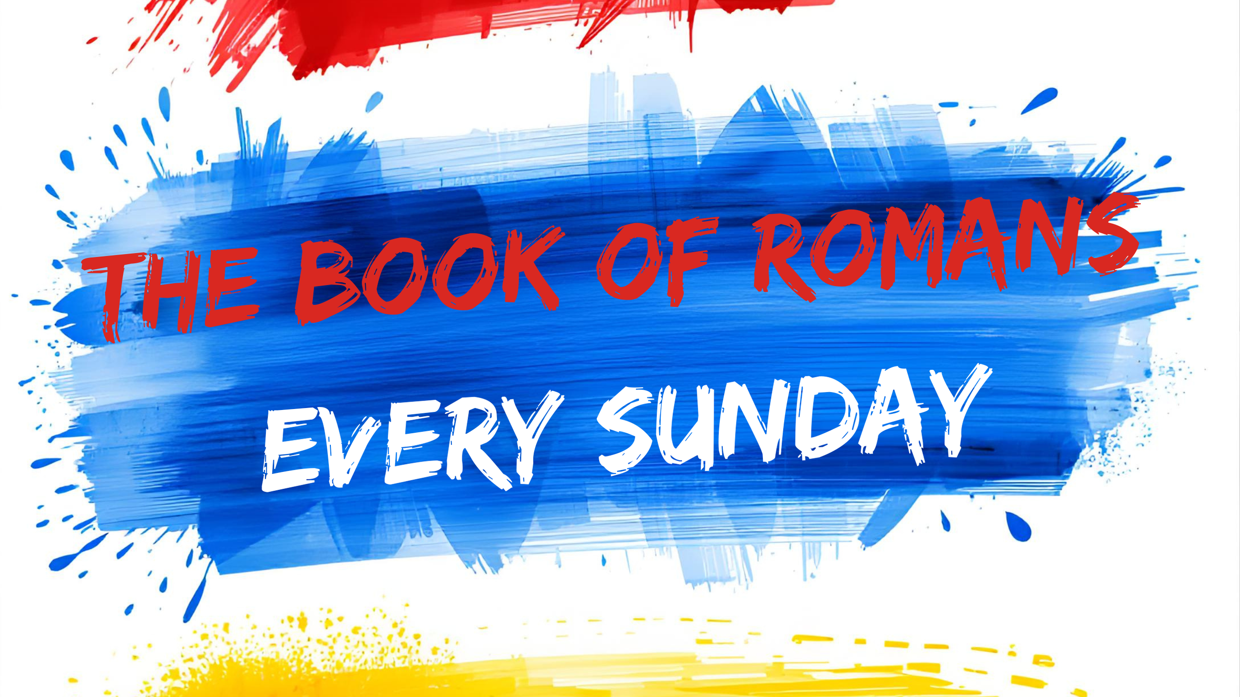 Vibrant Triptych of 'Romans' in Three Styles (Youtube Banner).png