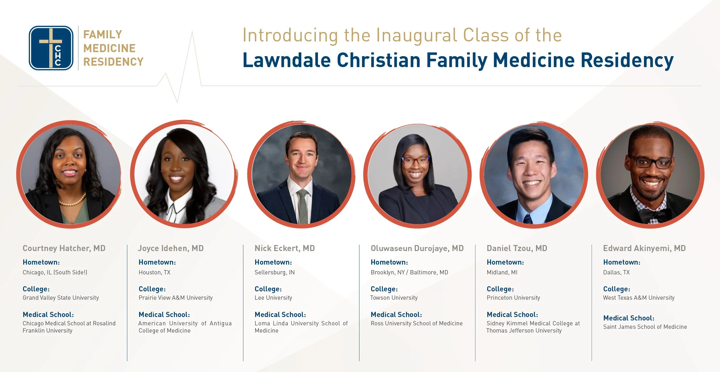 LCHC Introduces First Class of Family Medicine Residents