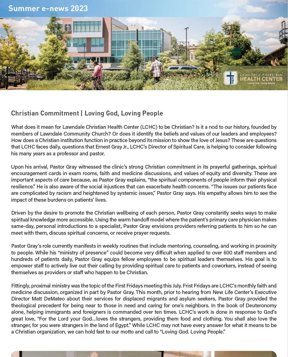 Summer 2023 e-newsletter