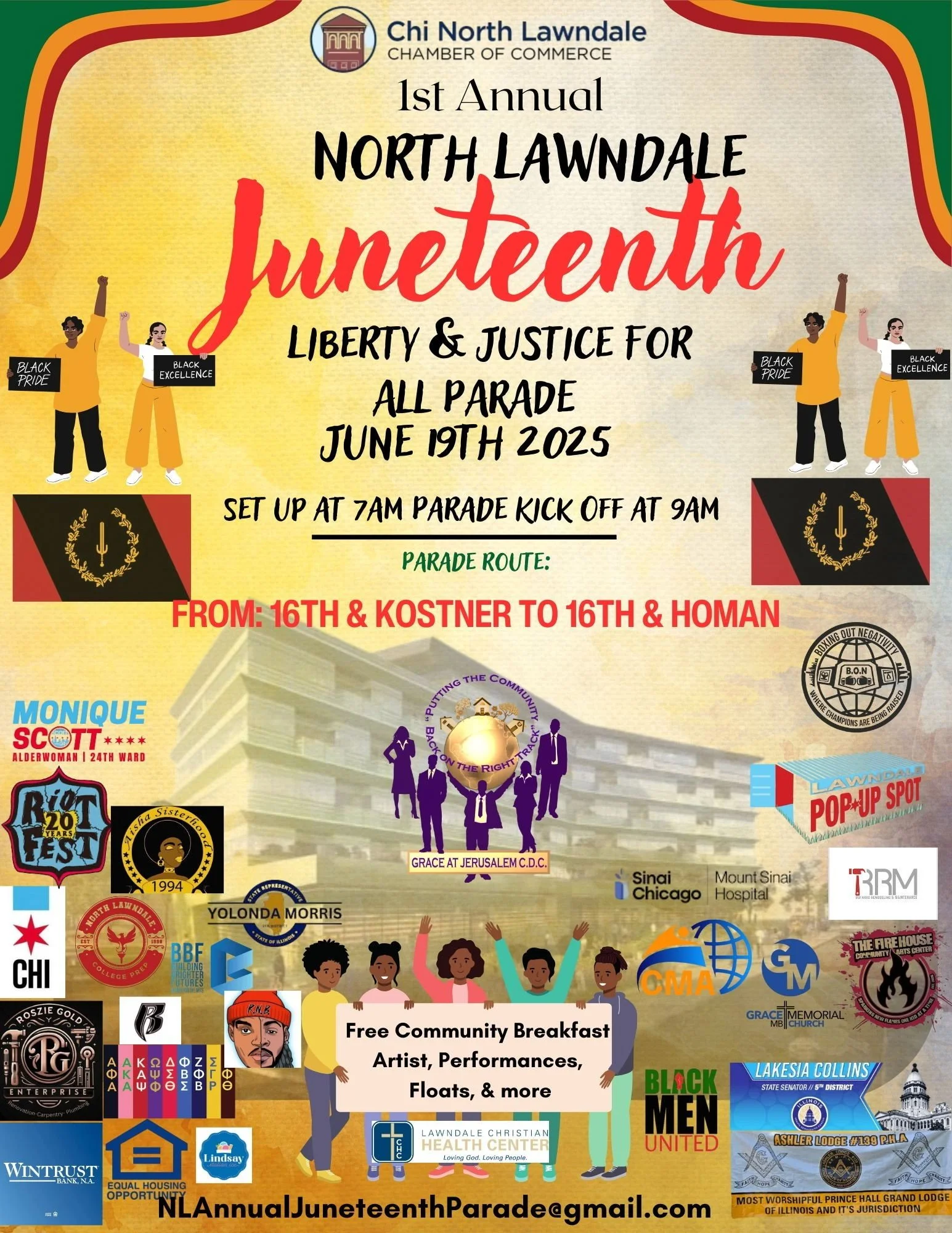Lawndale Juneteenth Liberty & Justice for All Parade
