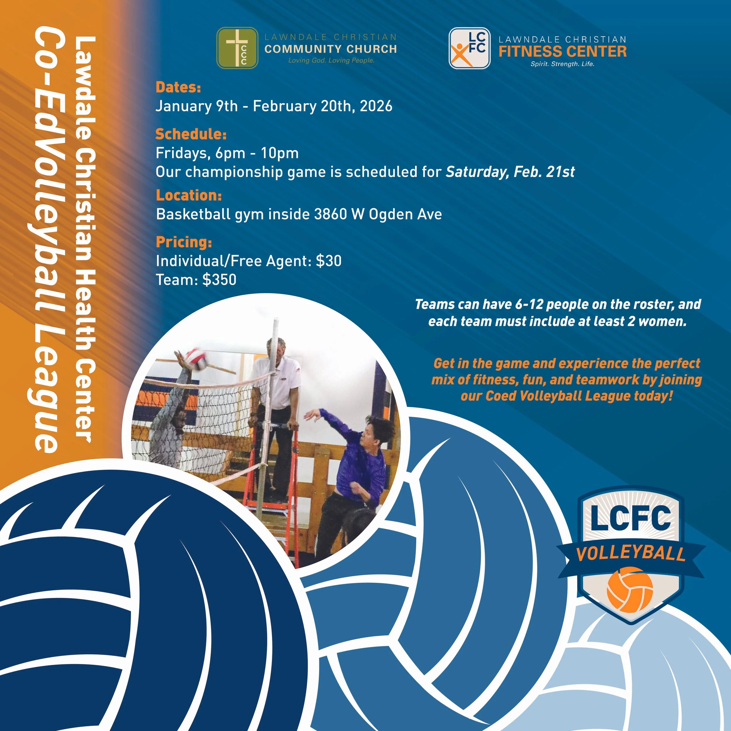 Co-ed Volleyball League