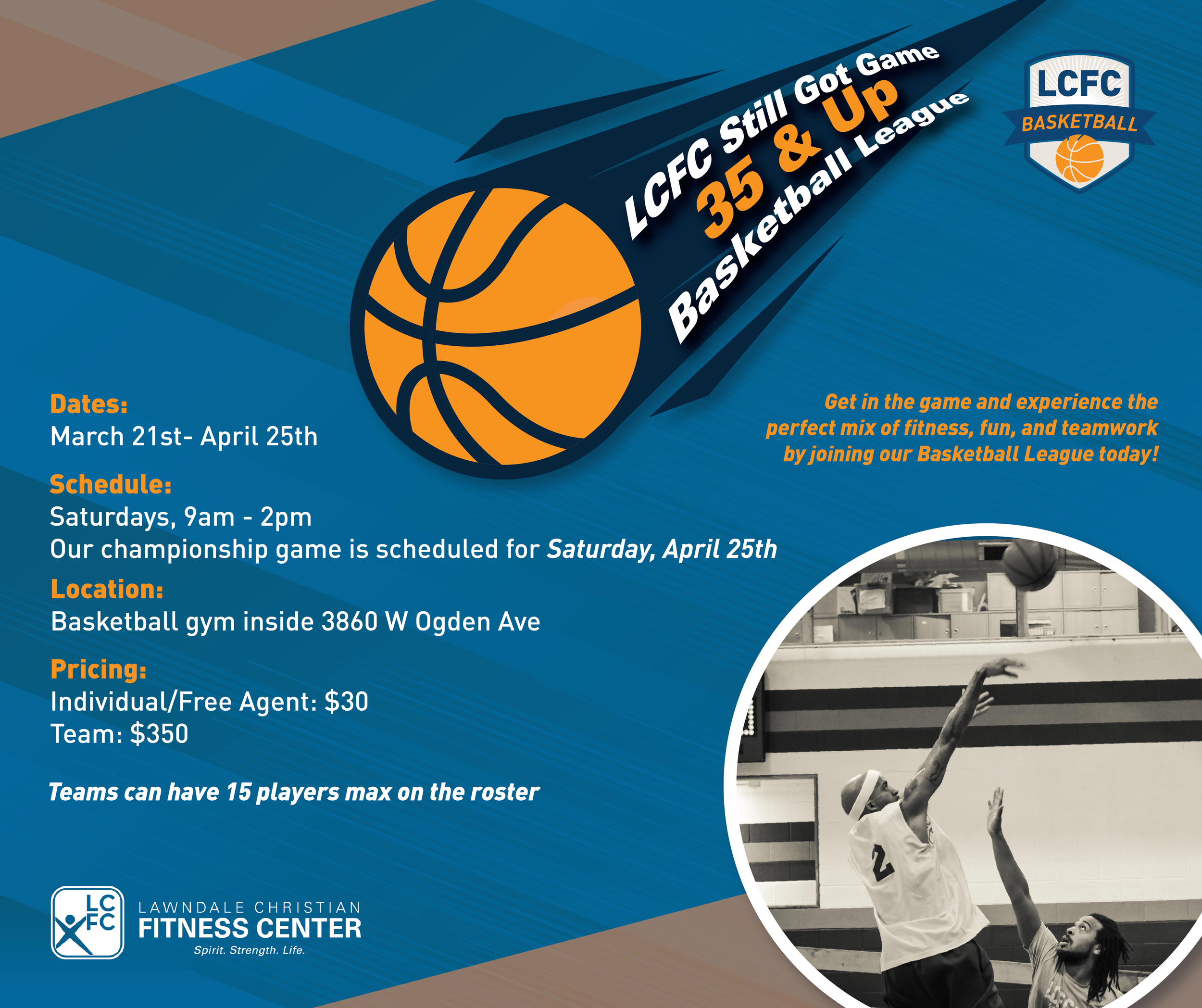 LCFC 35 & Up Basketball League