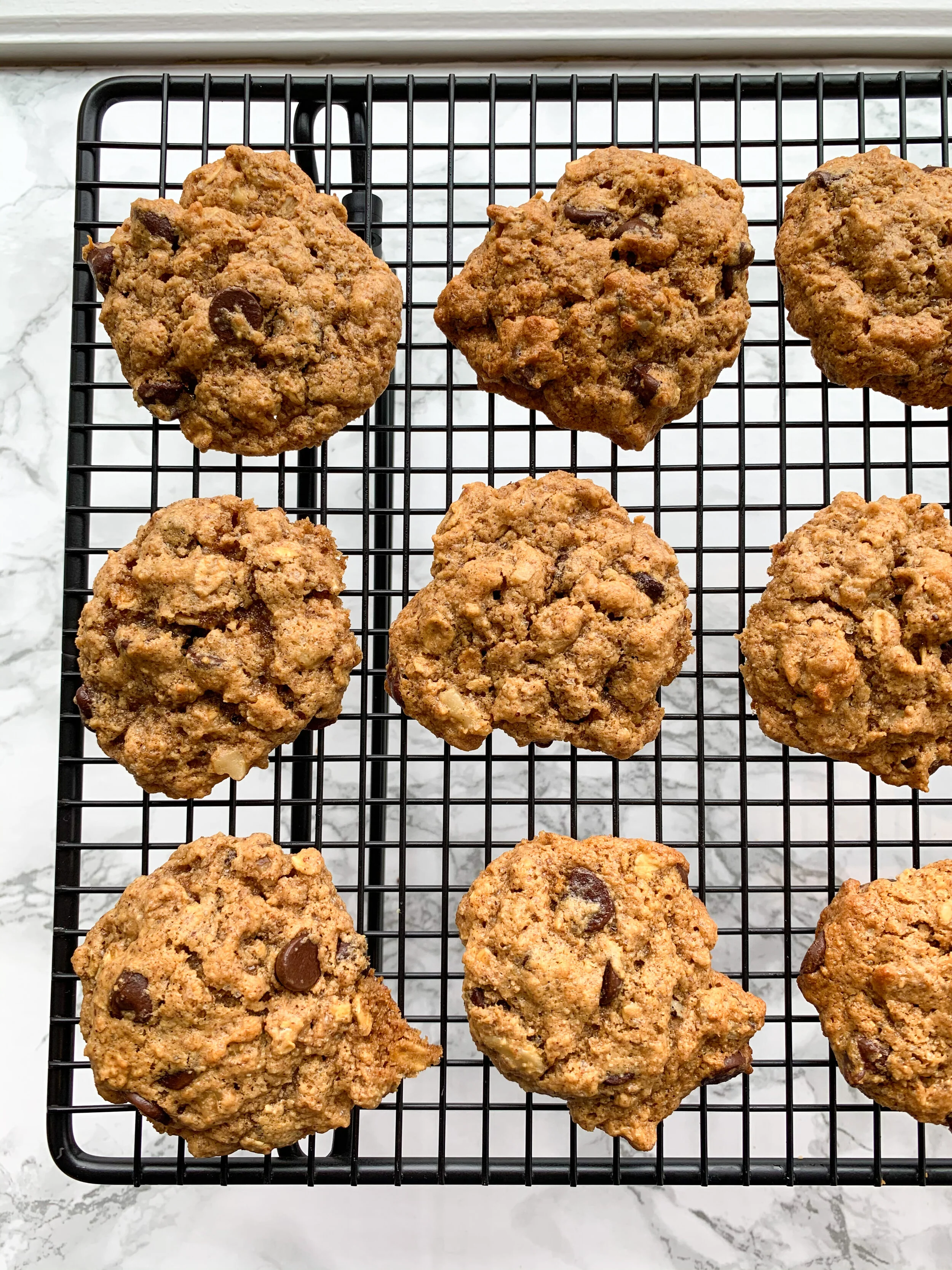 Healthy Chocolate Chip Walnut Cookies
