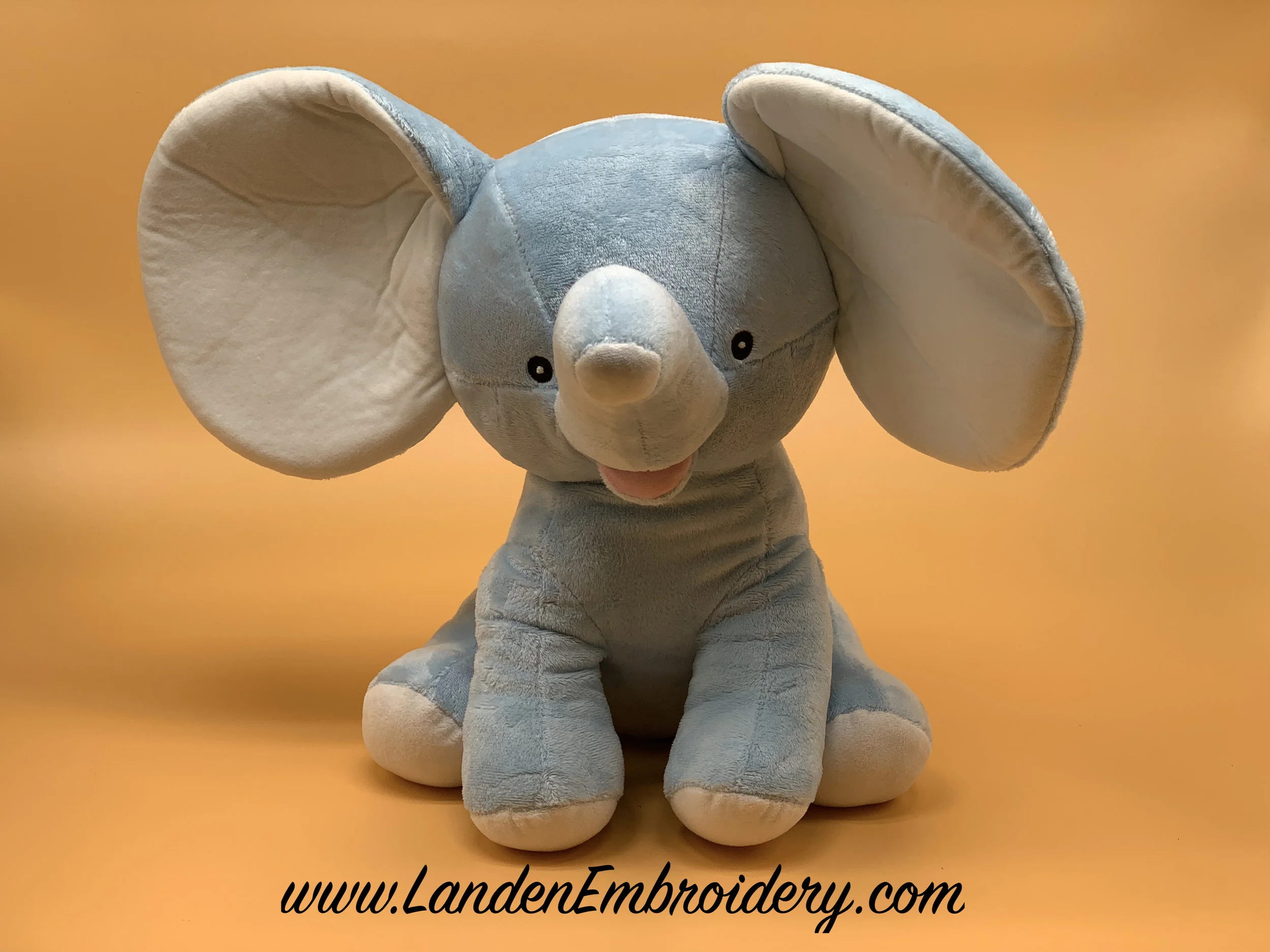 Baby Blue Dumble Personalized with Custom Embroidery