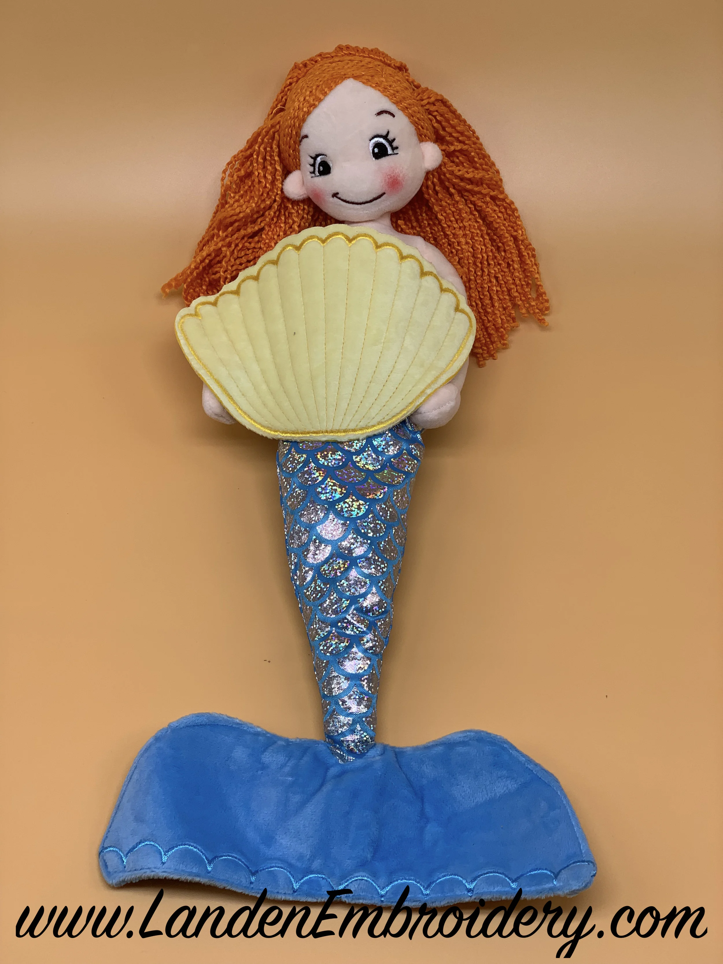 personalized mermaid doll