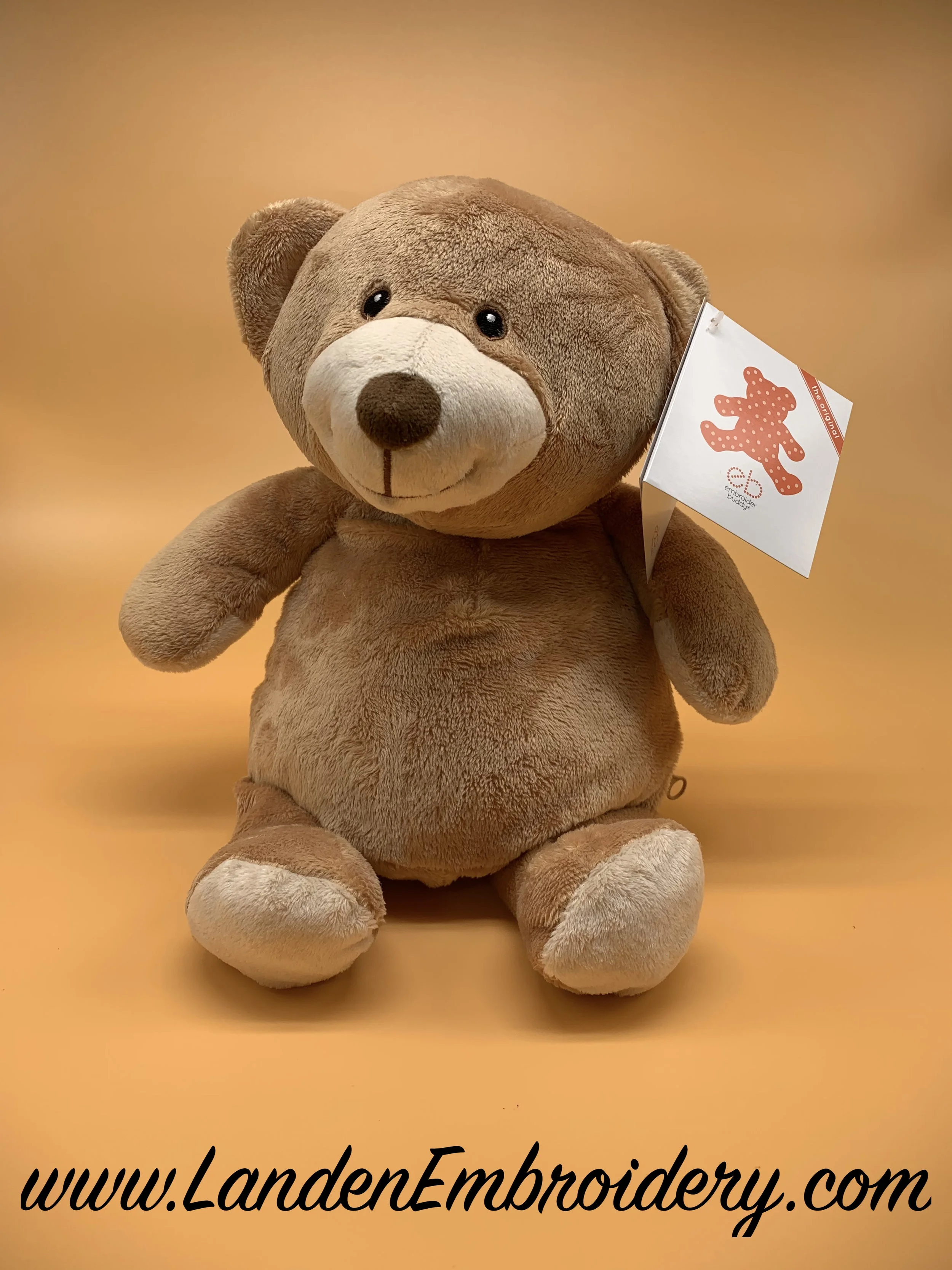 Mister Buddy Brown Bear Personalized with Custom Embroidery